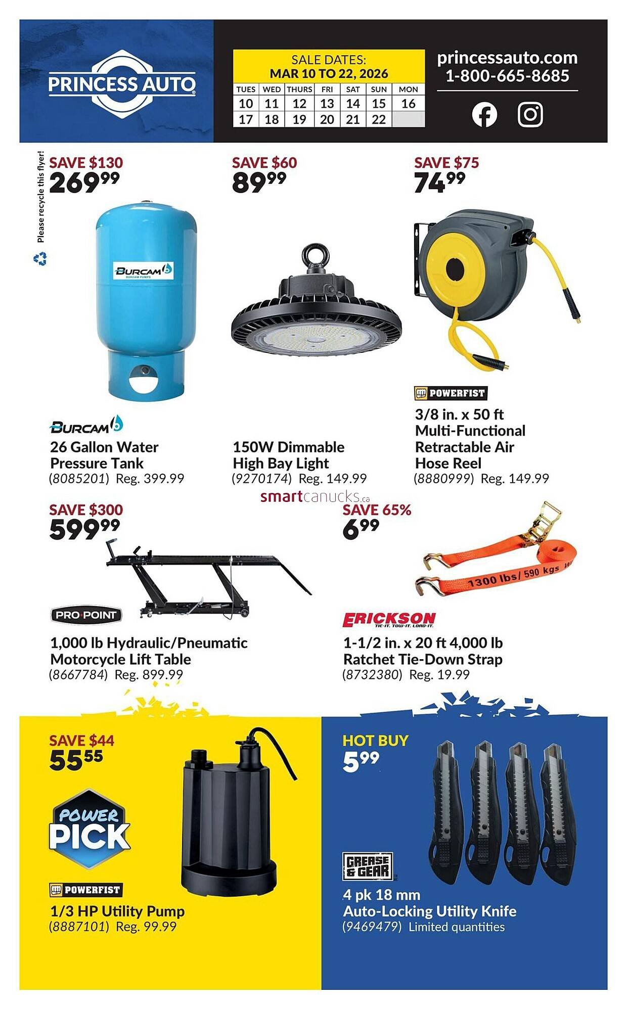 Princess Auto flyer (2026-03-10 - 2026-03-22) | 2