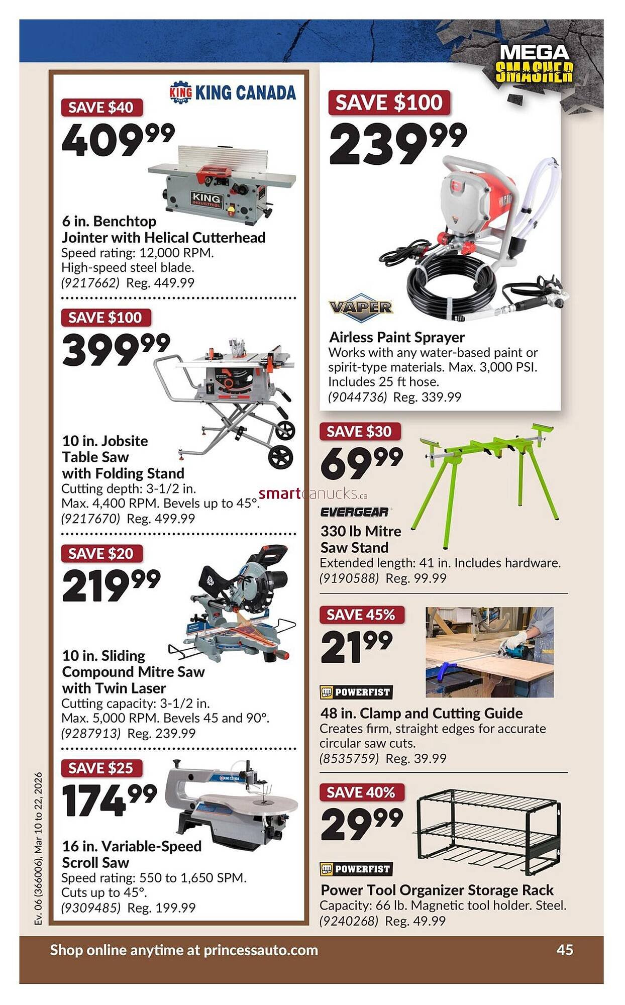 Princess Auto flyer (2026-03-10 - 2026-03-22) | 50