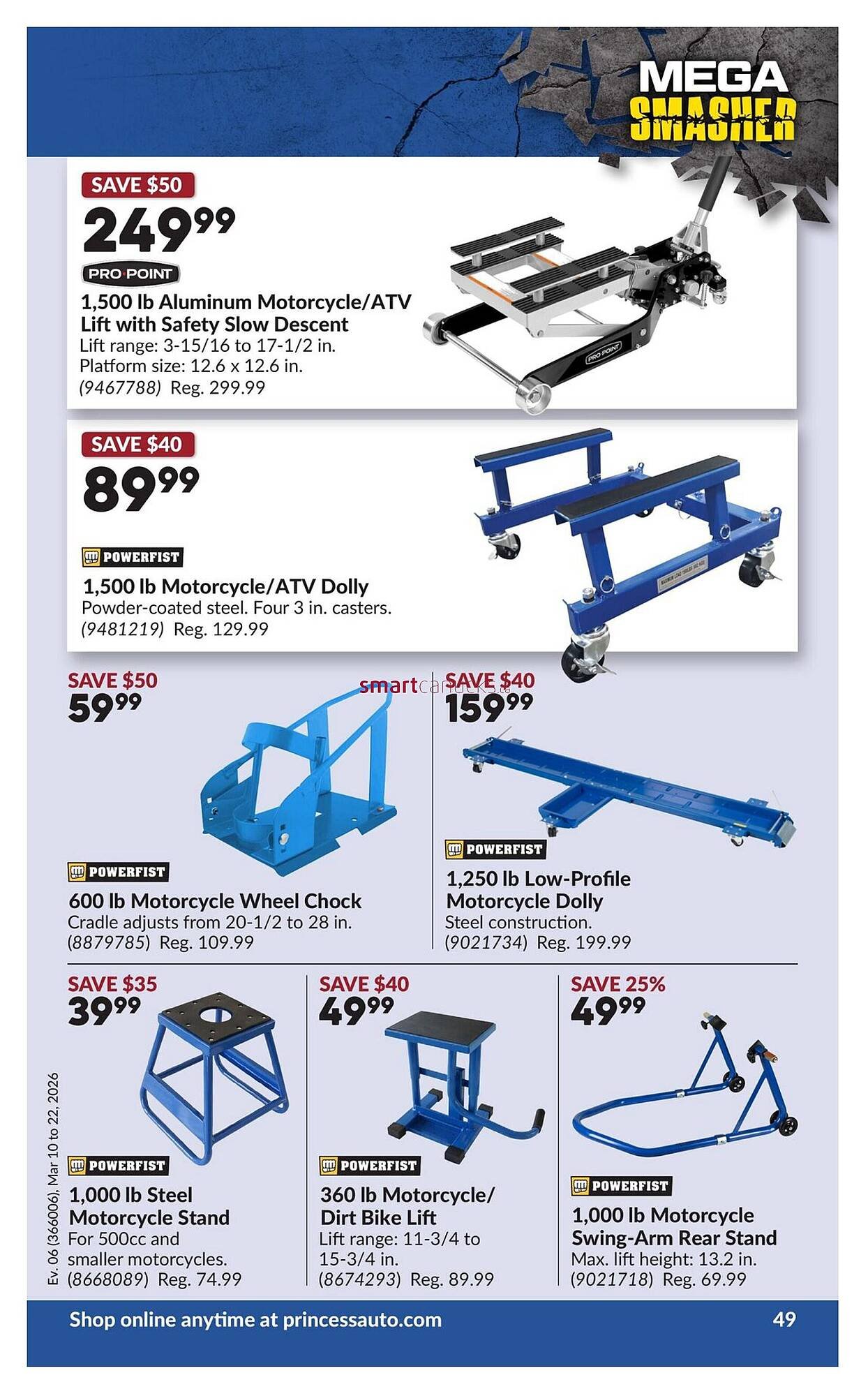 Princess Auto flyer (2026-03-10 - 2026-03-22) | 54