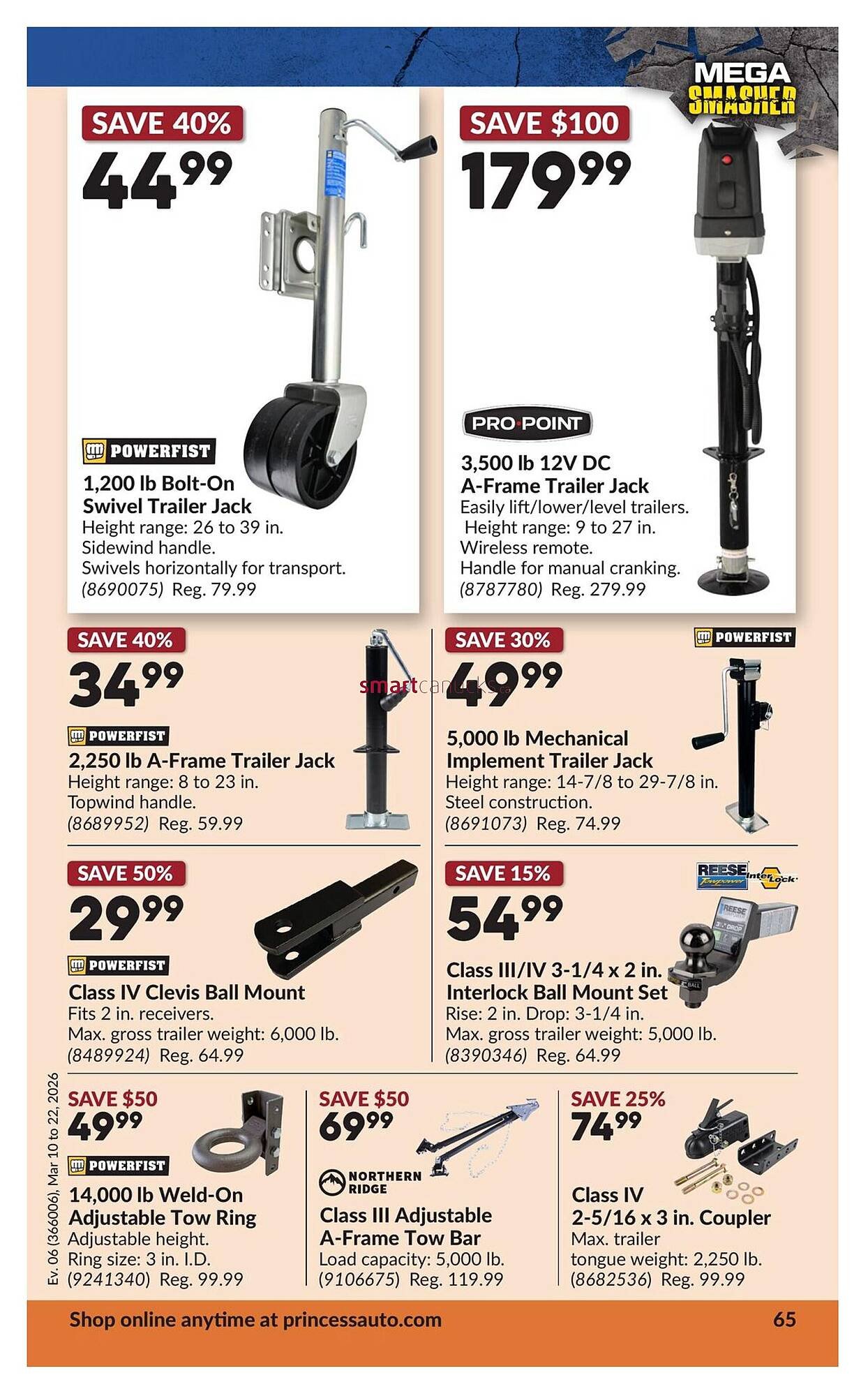 Princess Auto flyer (2026-03-10 - 2026-03-22) | 70