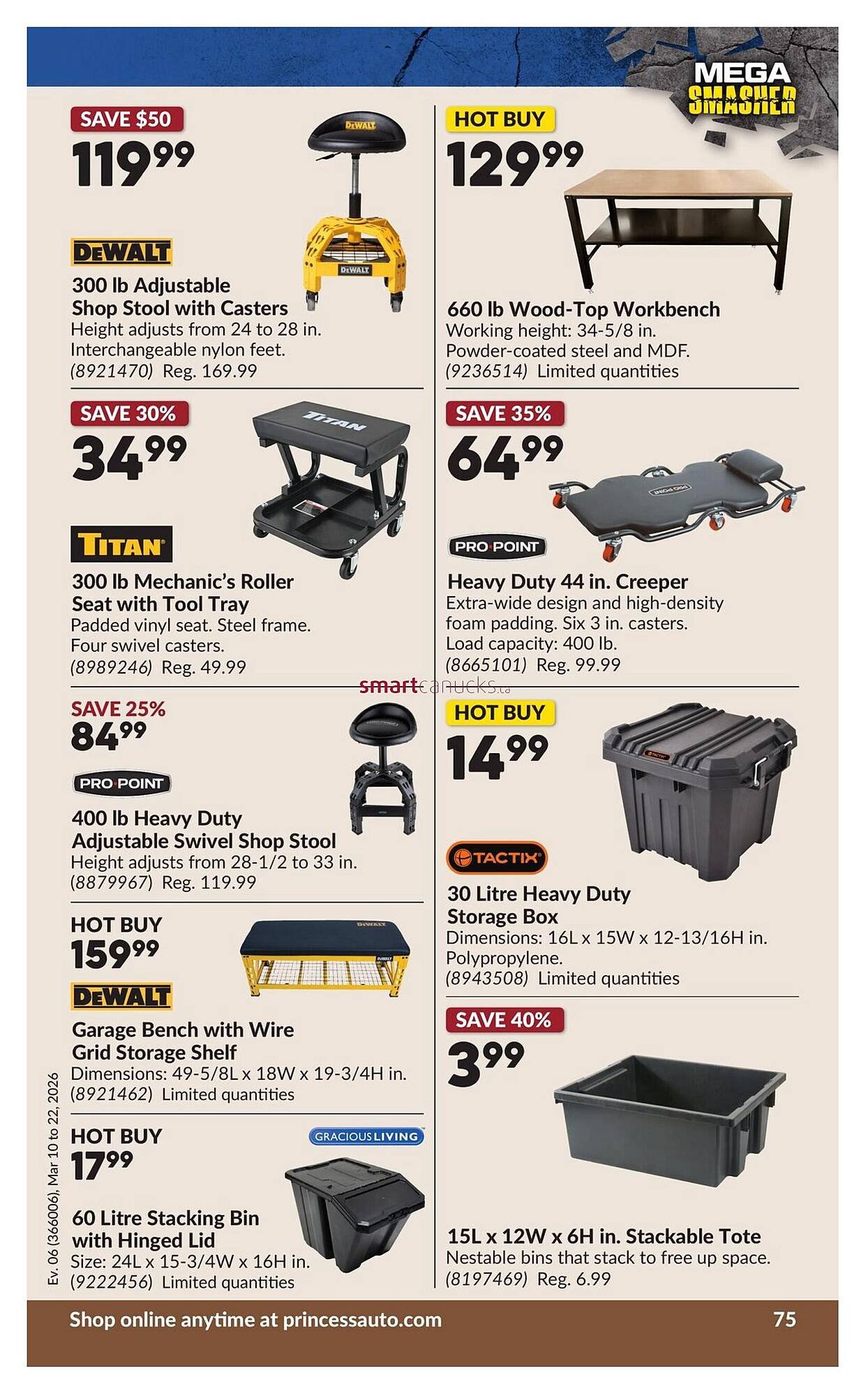 Princess Auto flyer (2026-03-10 - 2026-03-22) | 80