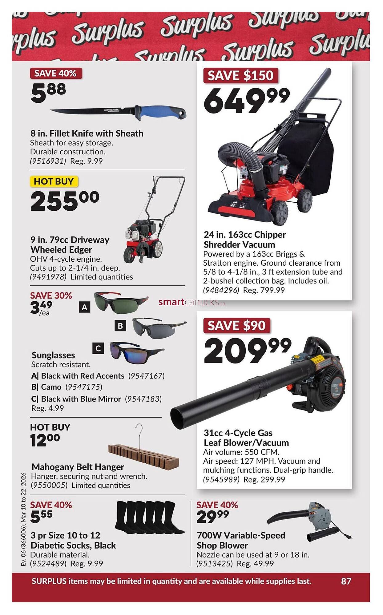 Princess Auto flyer (2026-03-10 - 2026-03-22) | 92