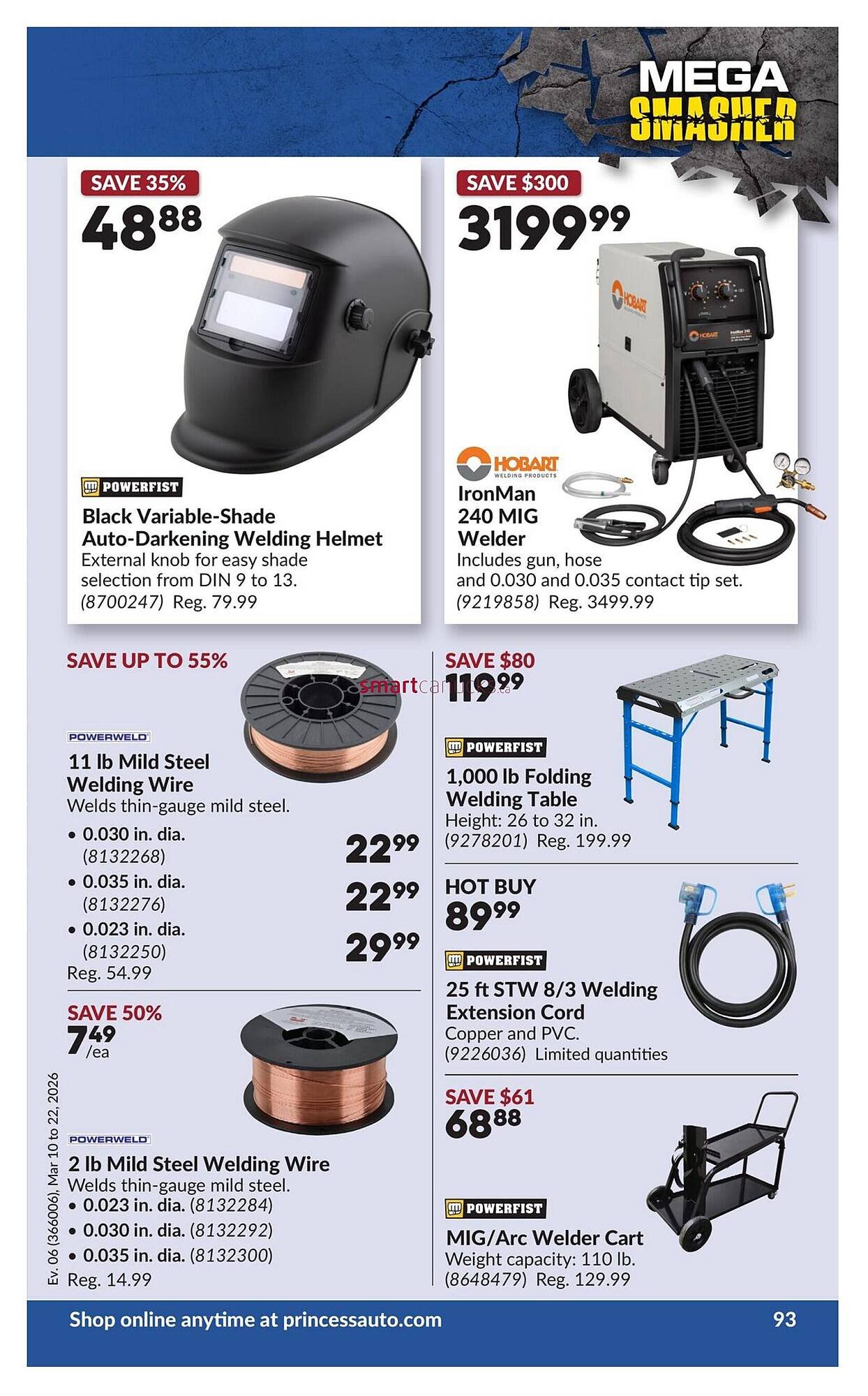 Princess Auto flyer (2026-03-10 - 2026-03-22) | 98