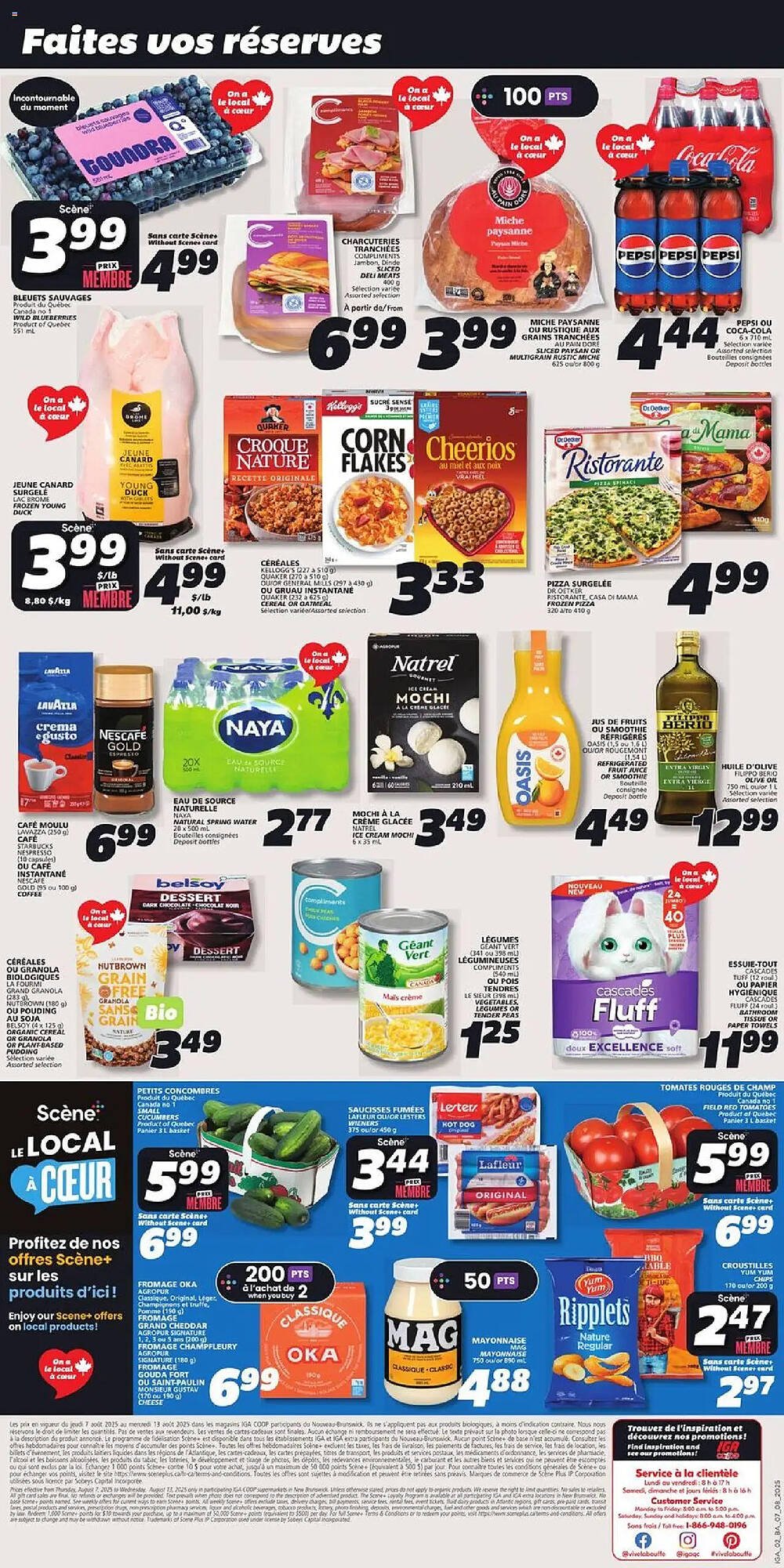 IGA flyer
