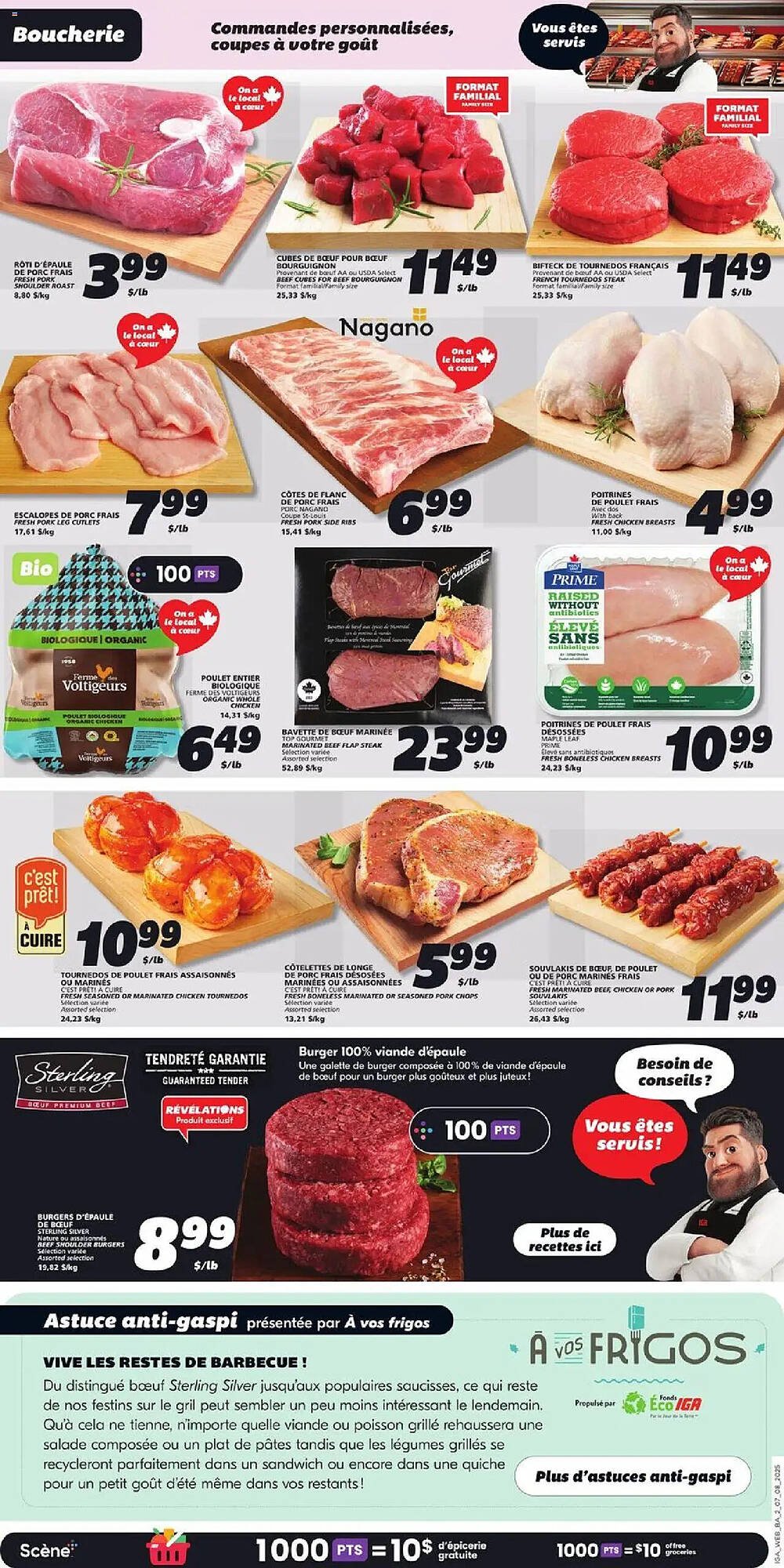 IGA flyer