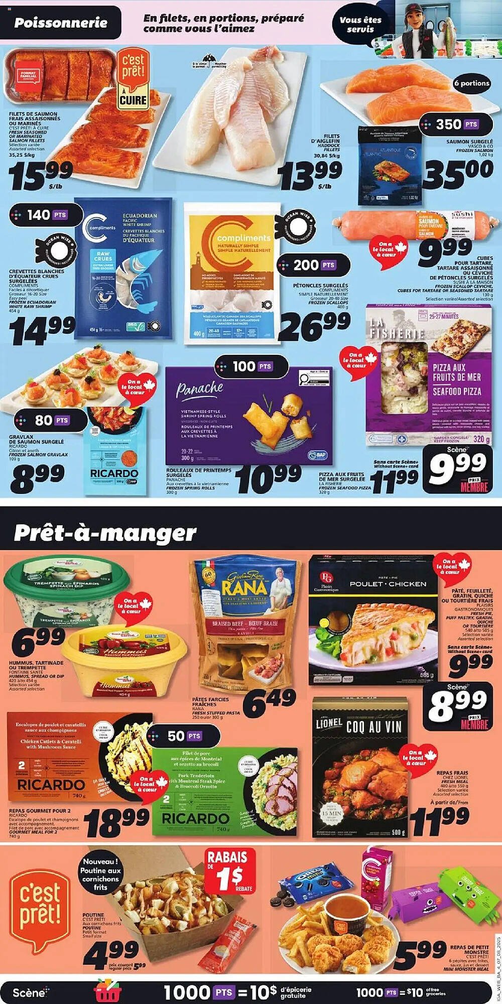 IGA flyer