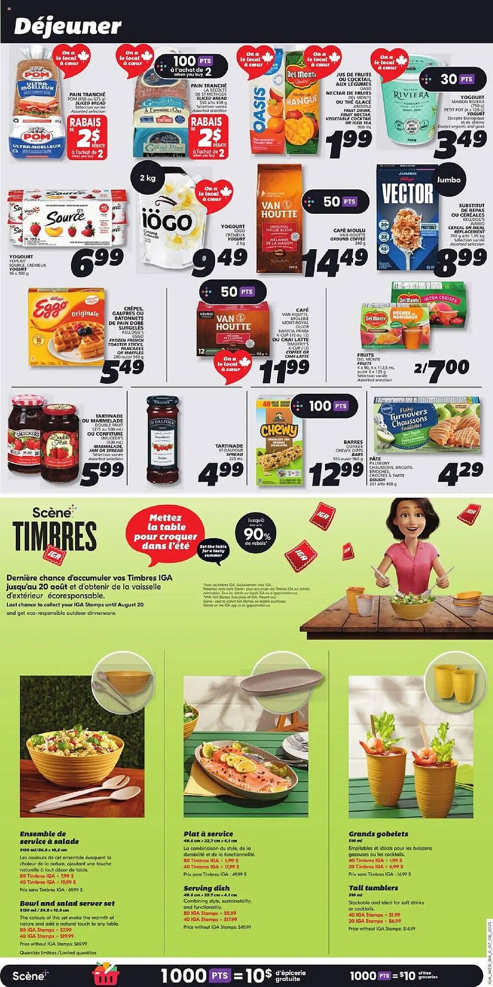 IGA flyer