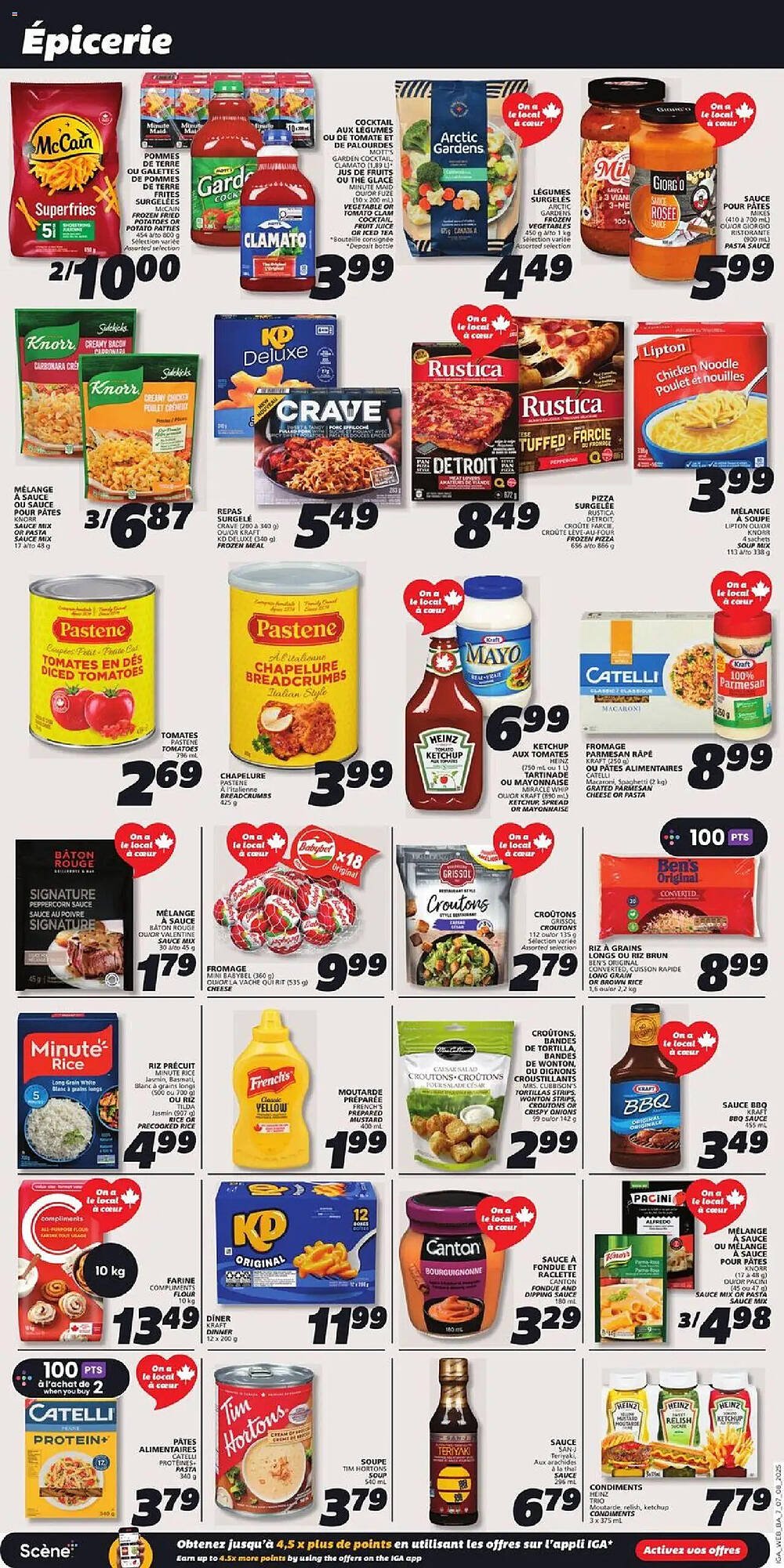 IGA flyer