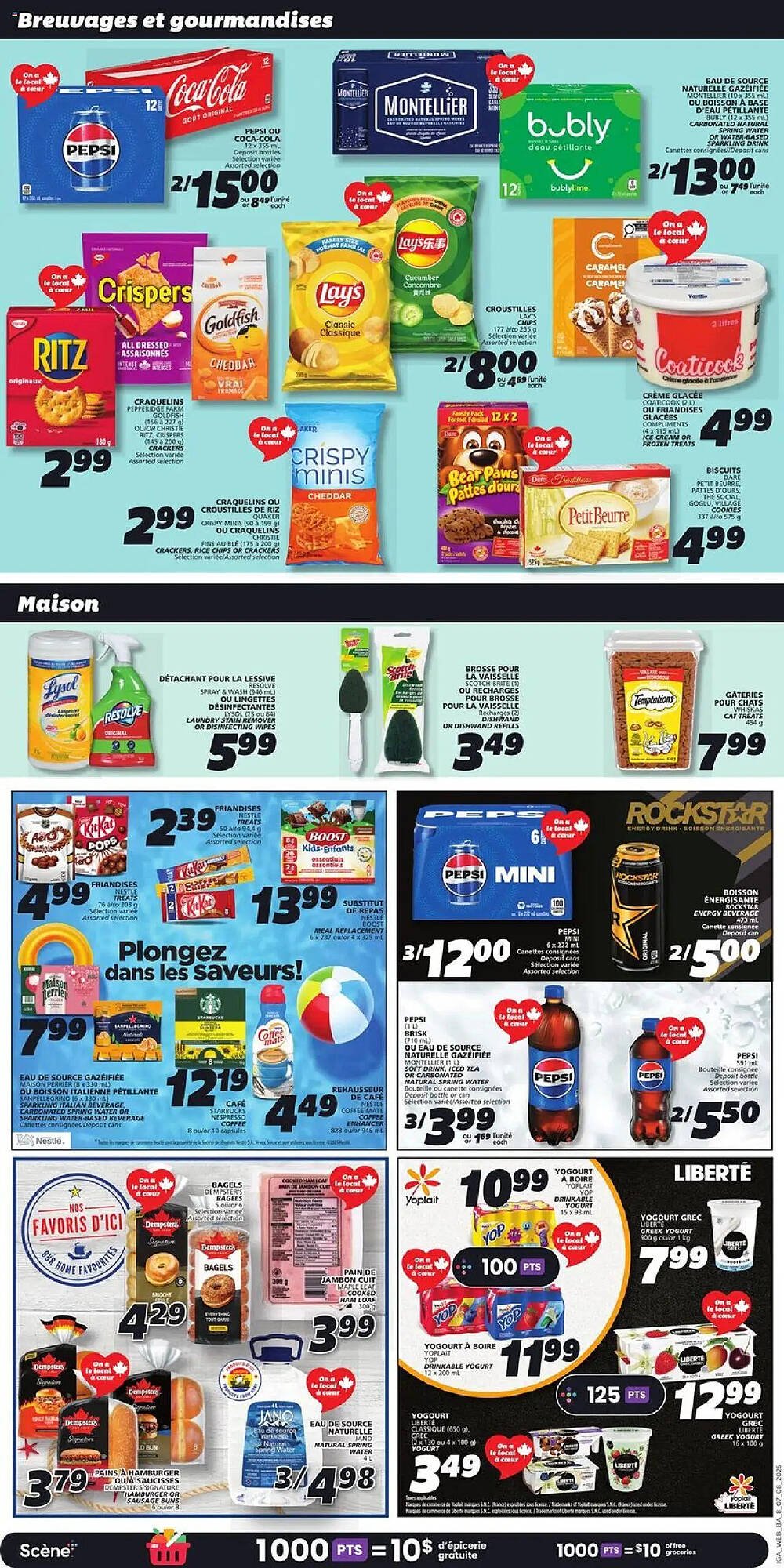 IGA flyer