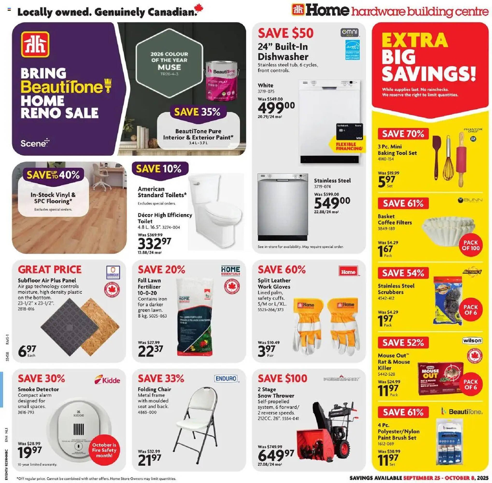 Home Hardware flyer (2025-09-25 - 2025-10-09) | 1