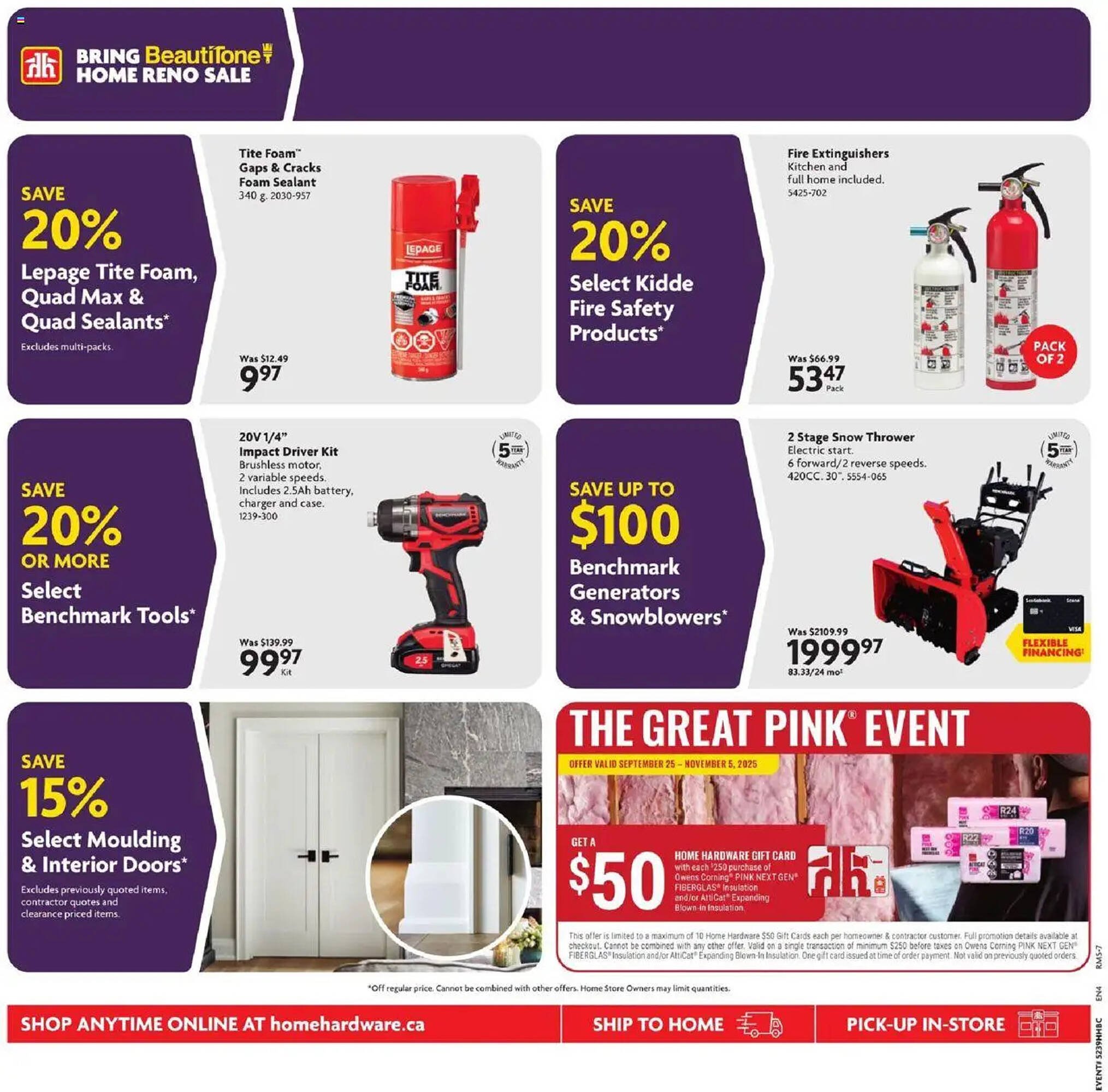 Home Hardware flyer