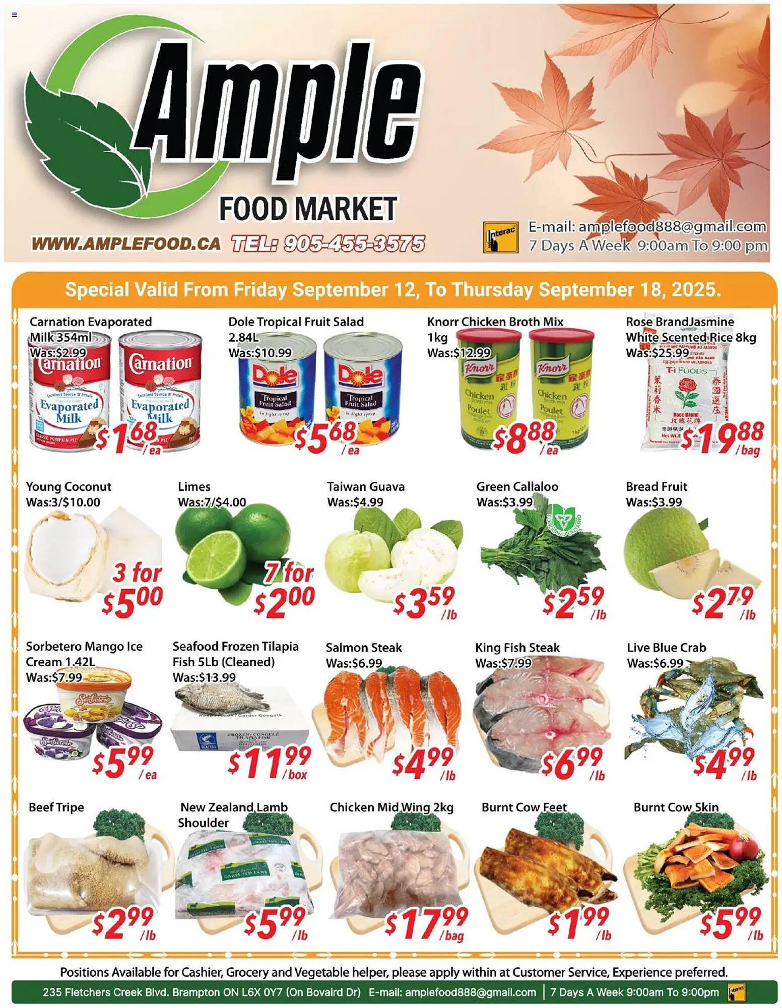 Ample Food Market flyer (2025-09-12 - 2025-09-18) | 1