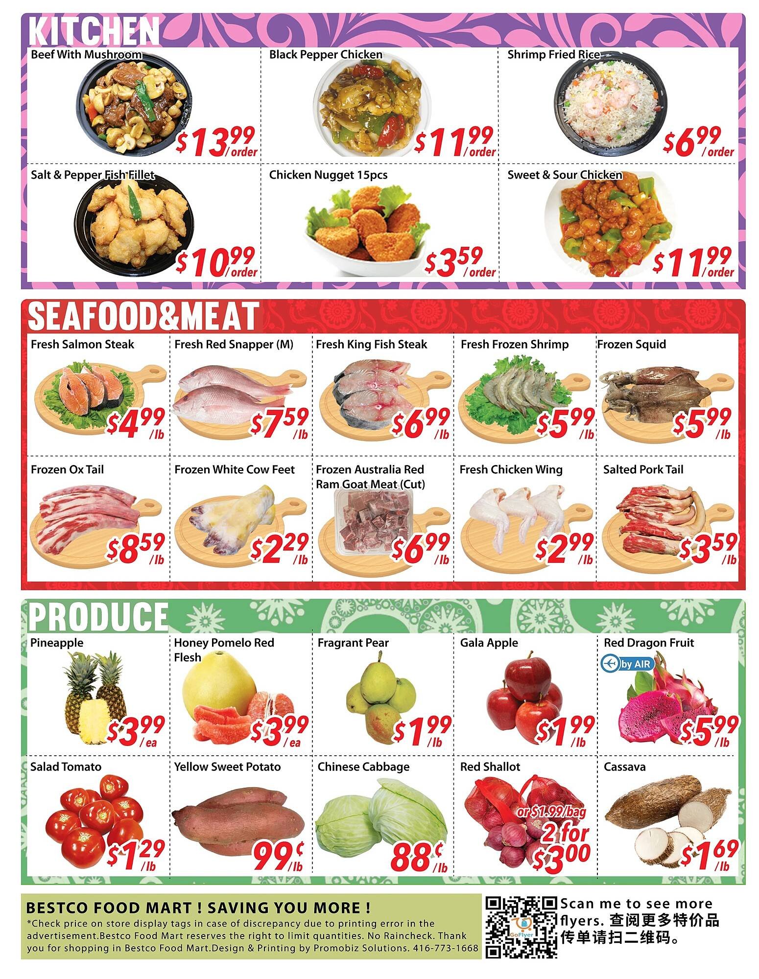 Bestco Food Mart flyer