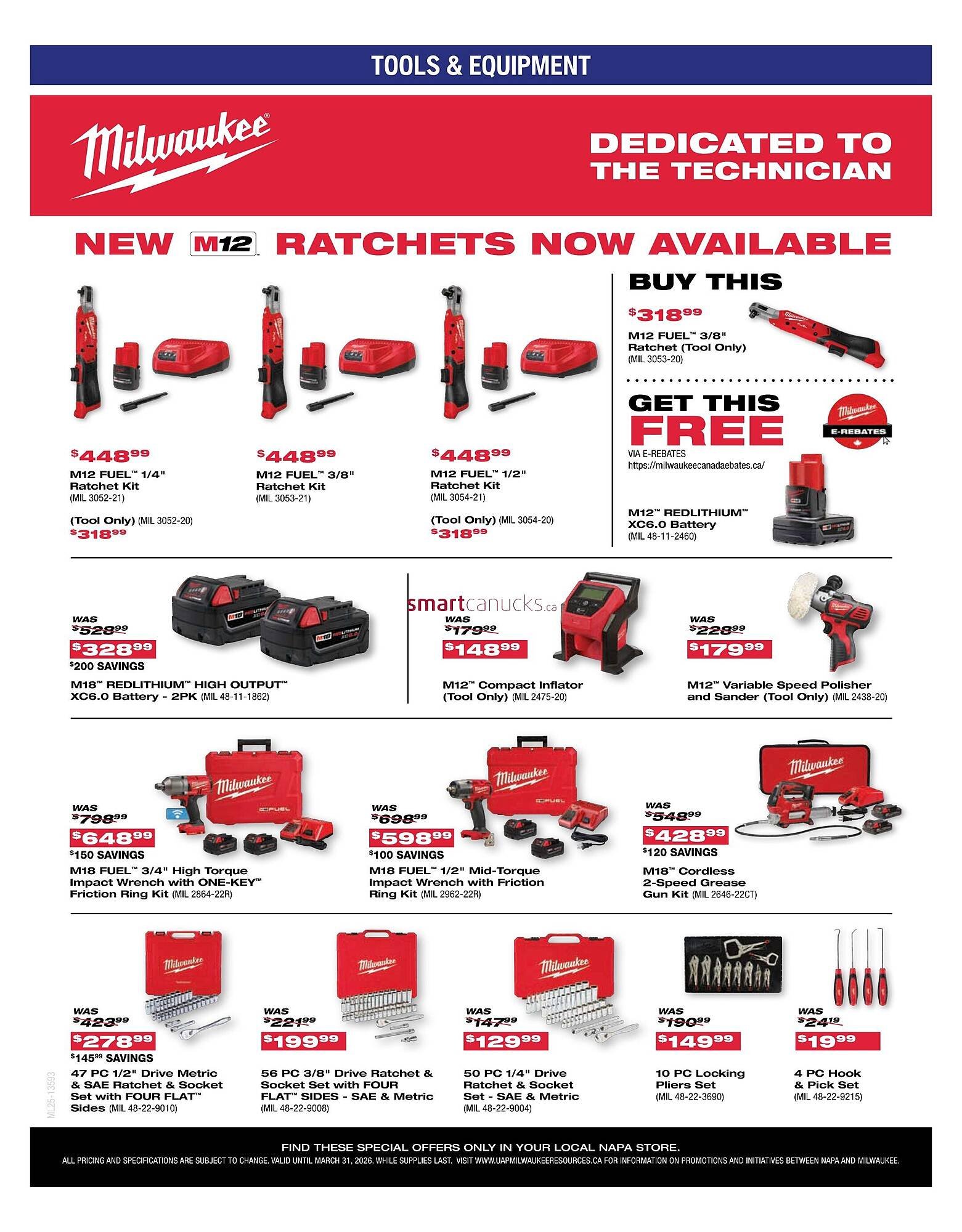 NAPA Auto Parts flyer (2026-03-01 - 2026-03-31) | 3