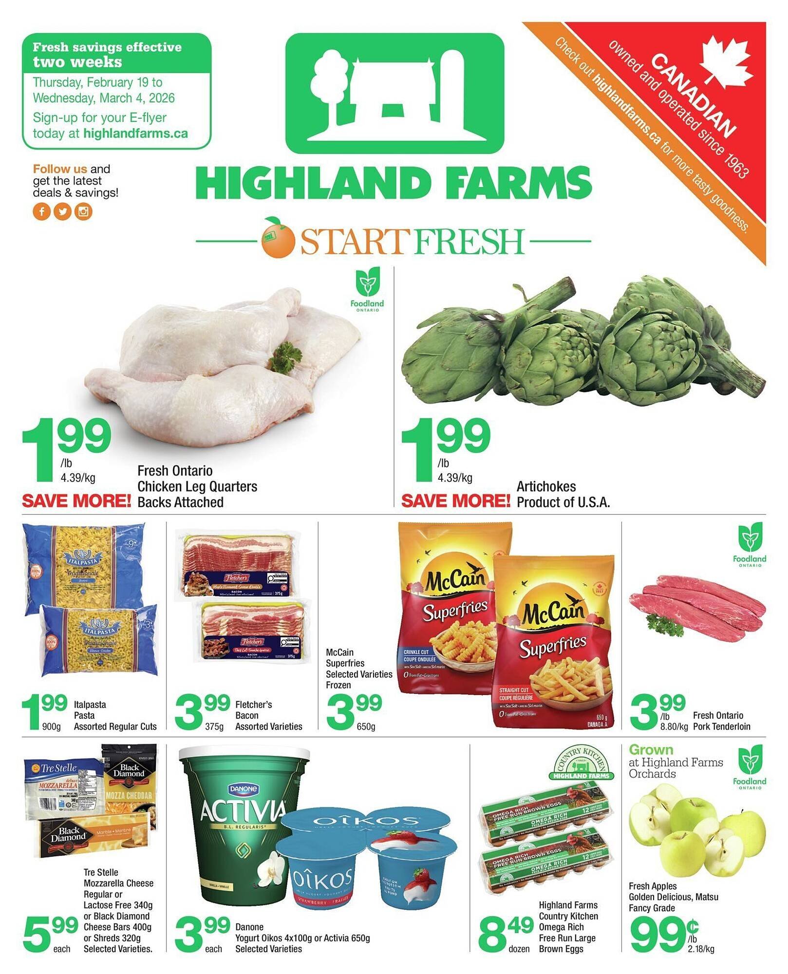 Highland Farms flyer