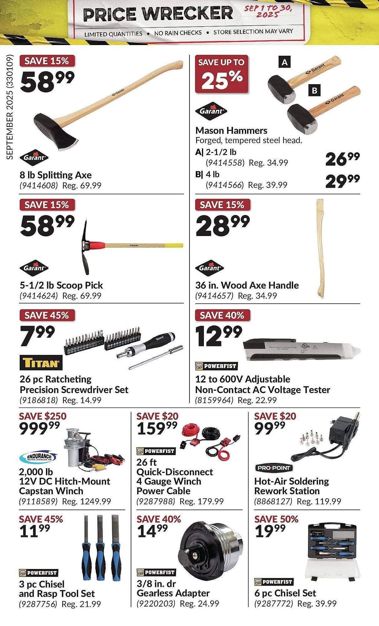 Princess Auto flyer