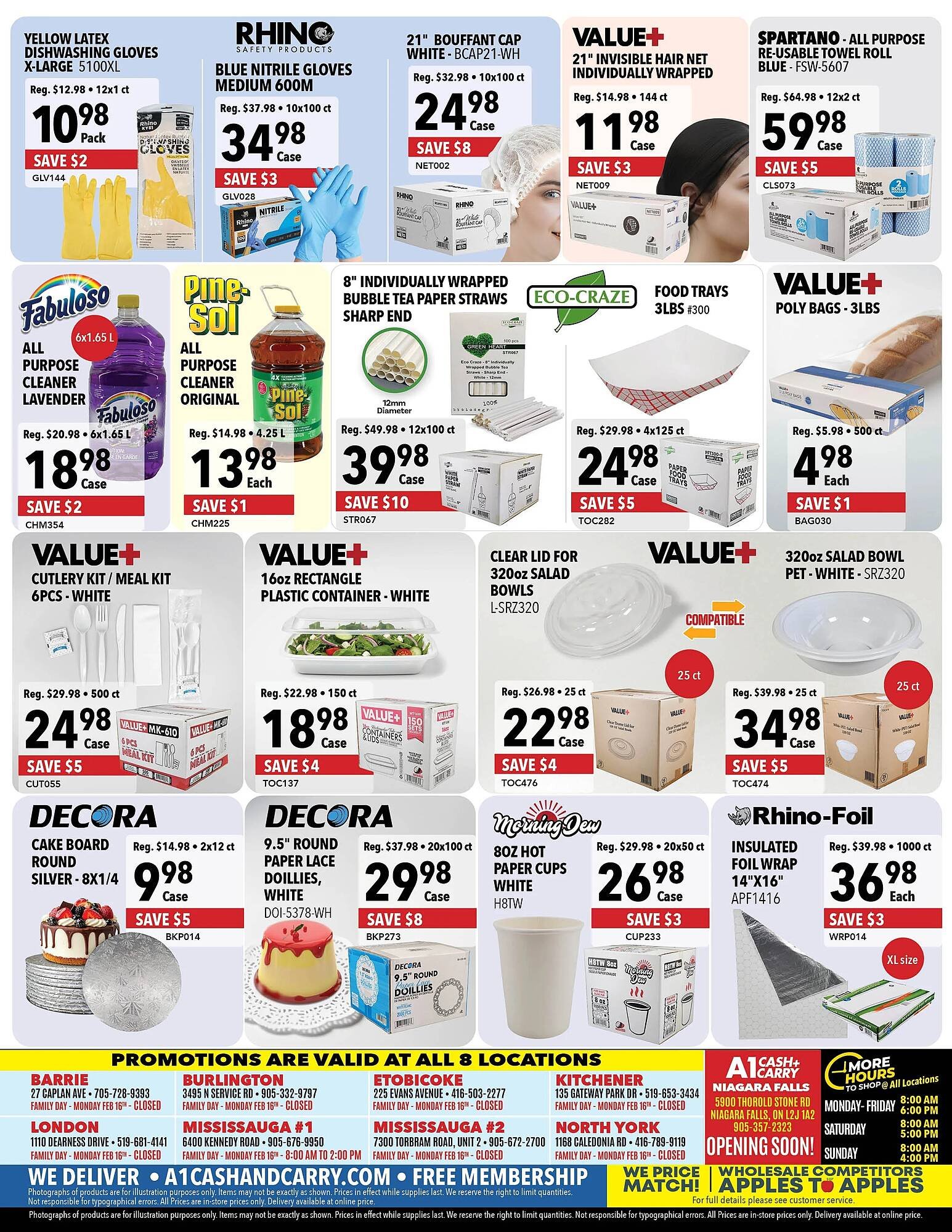A1 Cash And Carry flyer