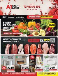 A1 Cash And Carry flyer