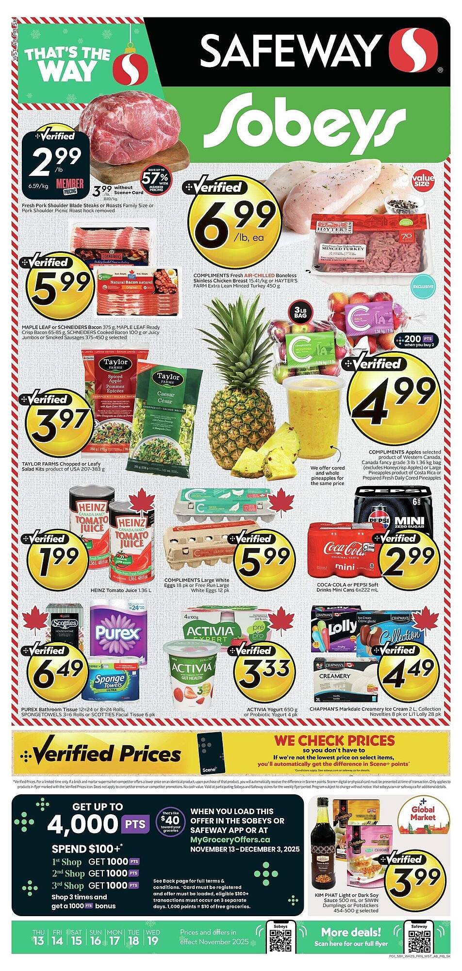 Safeway flyer (2025-11-13 - 2025-11-27) | 1
