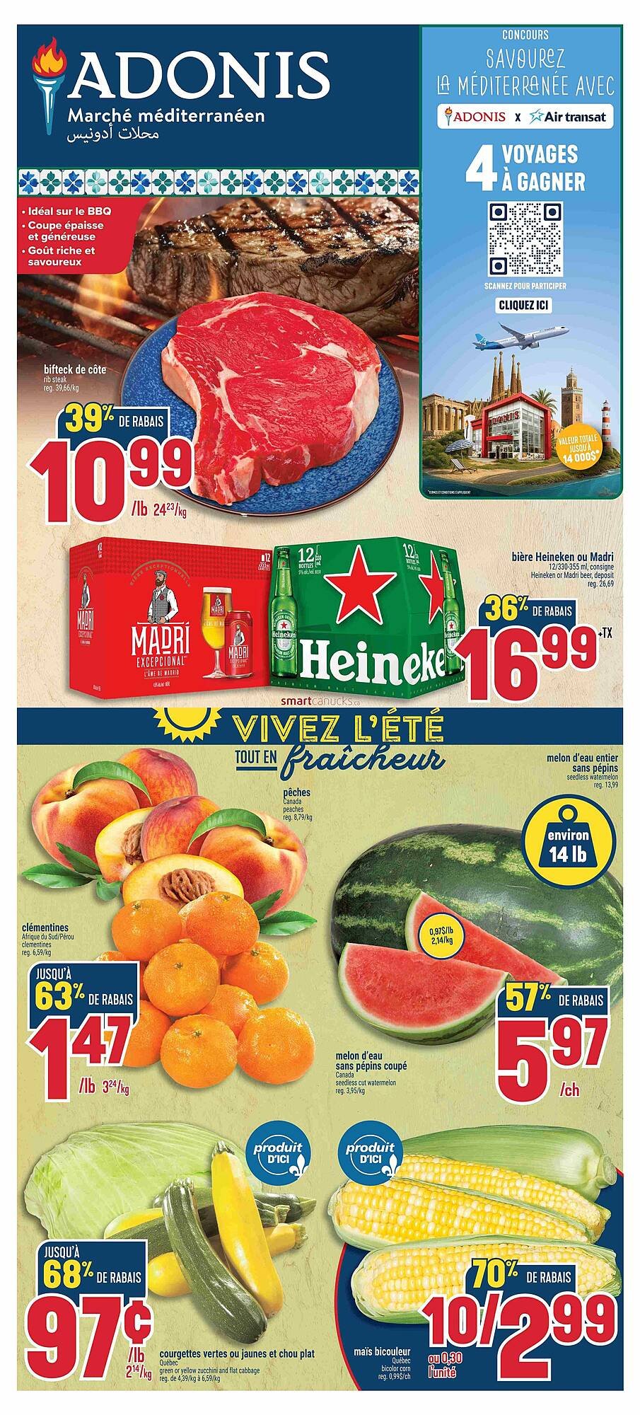 Marché Adonis flyer