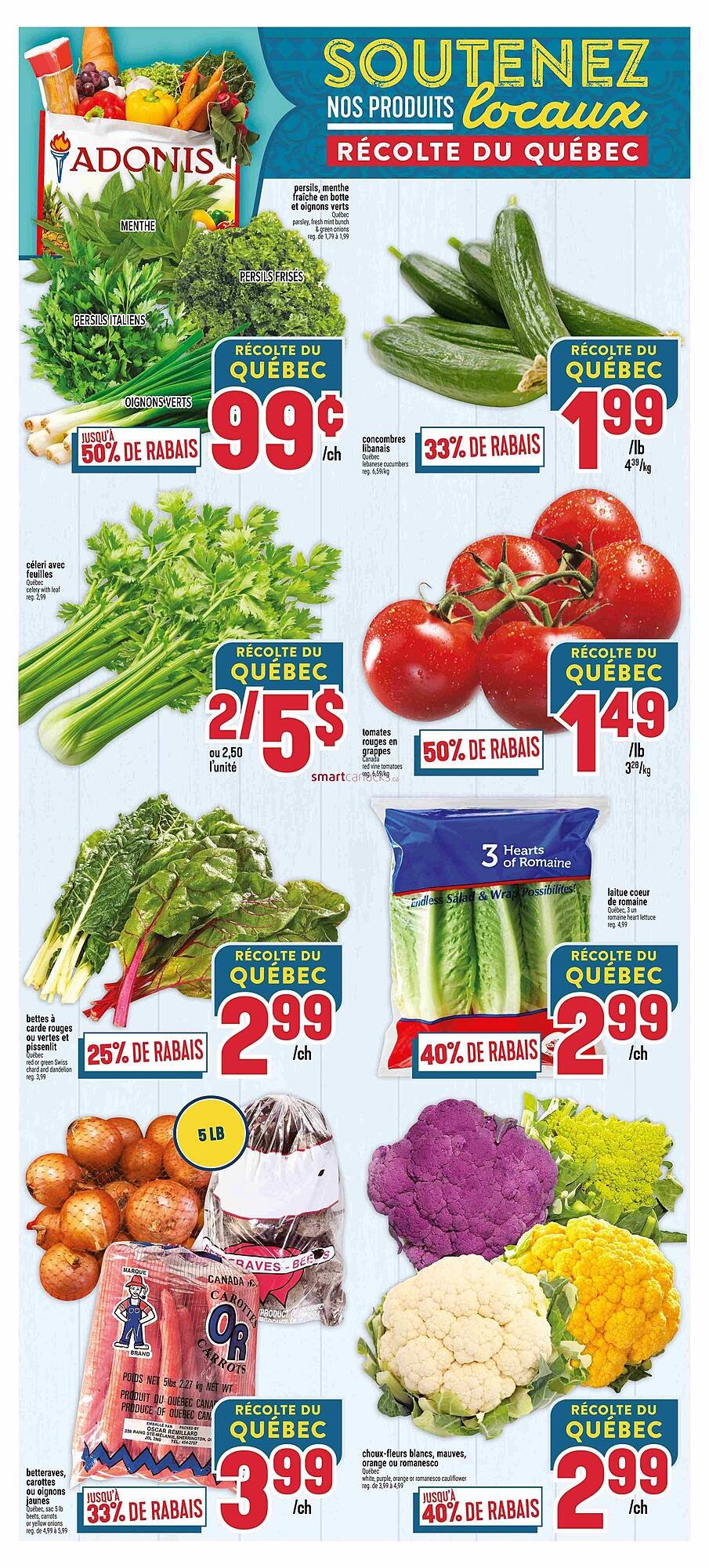 Marché Adonis flyer