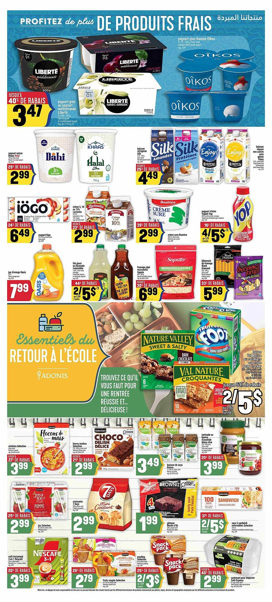 Marché Adonis flyer
