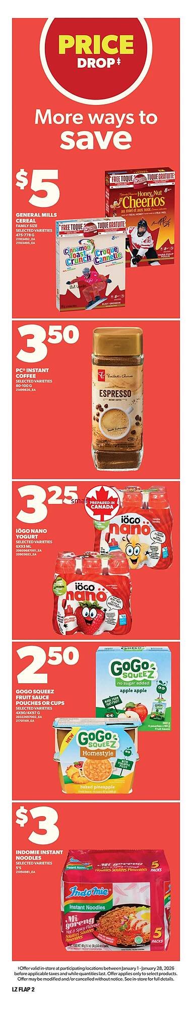Zehrs Markets weekly ad (2026-01-01 - 2026-01-07) | 2