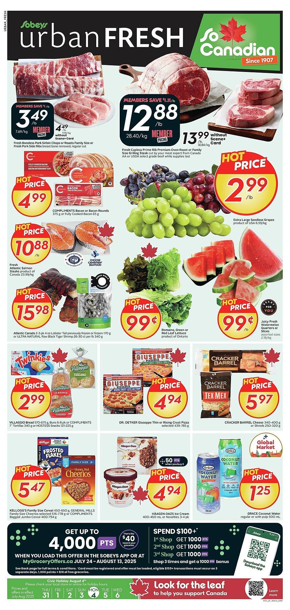 Sobeys flyer (2025-08-01 - 2025-08-08) | 1