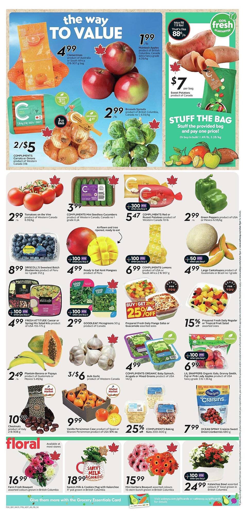 Safeway flyer