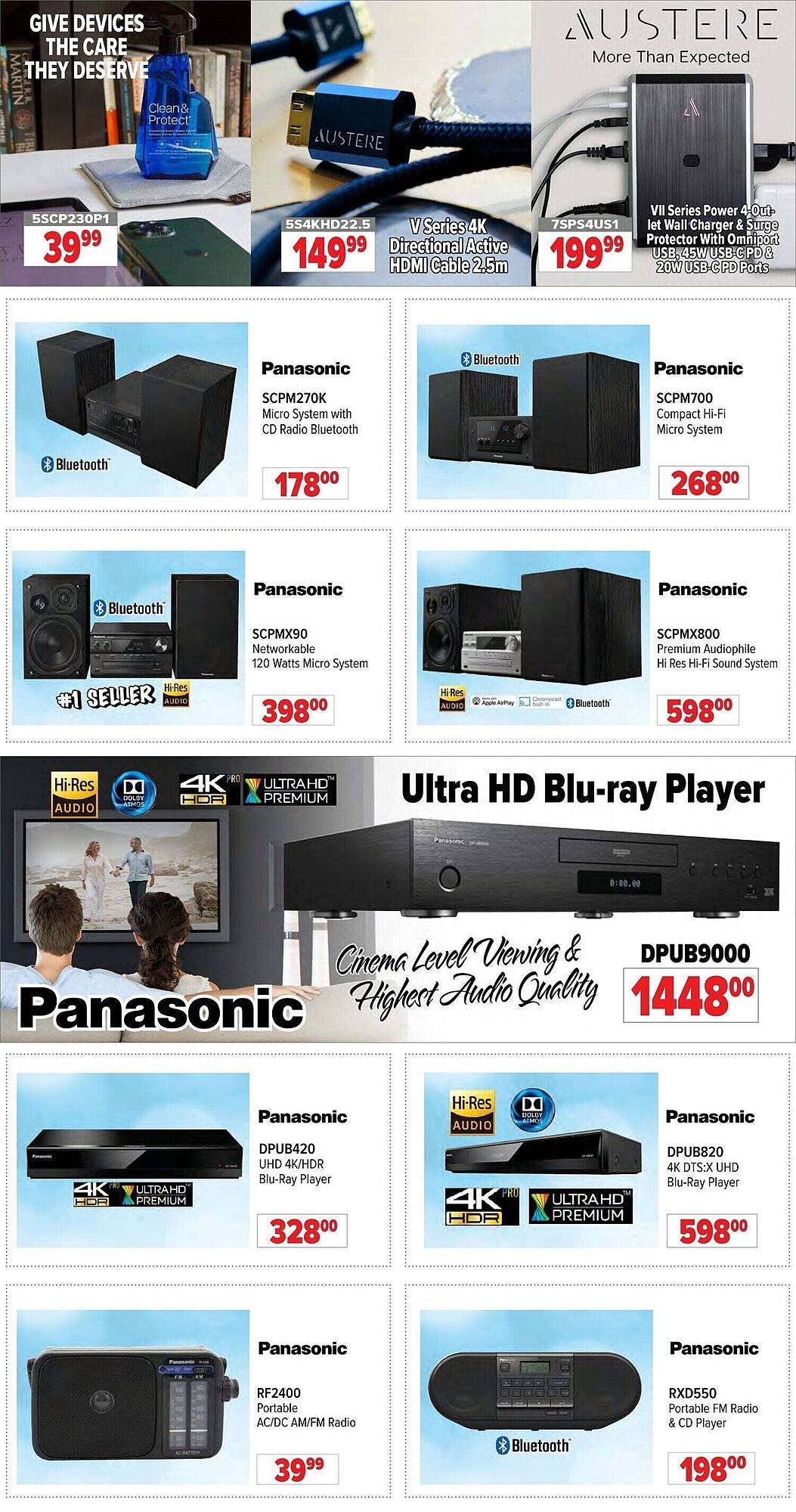 2001 Audio Video flyer