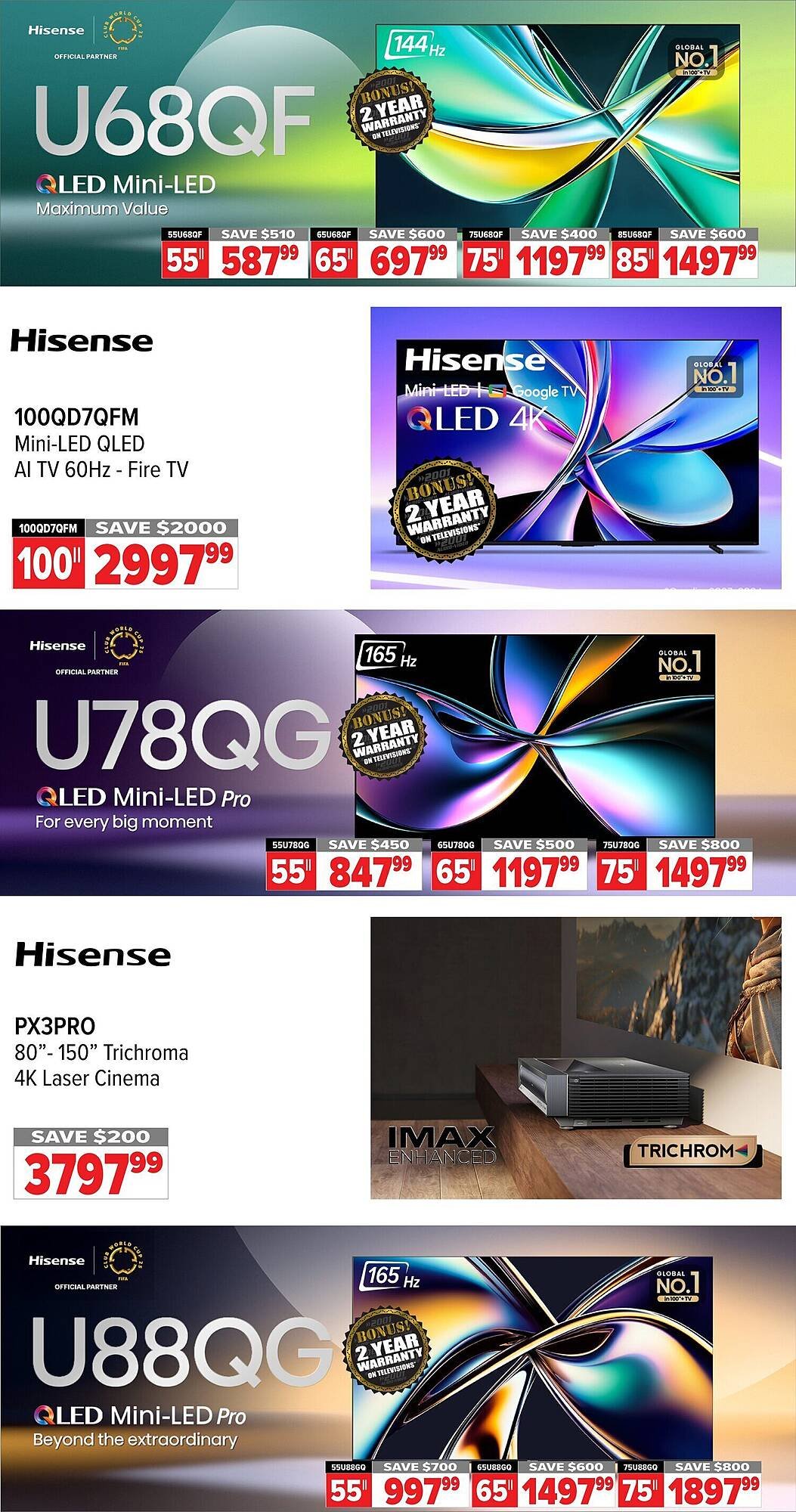 2001 Audio Video flyer
