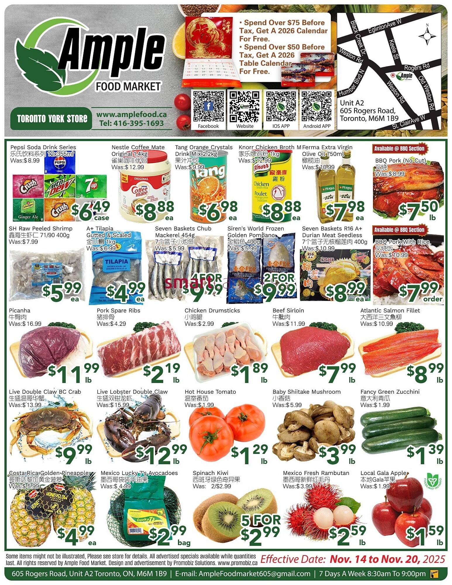 Ample Food Market flyer (2025-11-14 - 2025-11-20) | 1