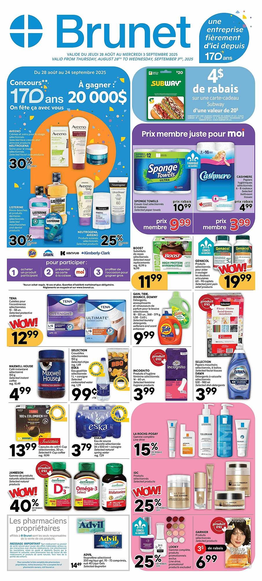 Brunet flyer (2025-08-28 - 2025-09-04) | 1