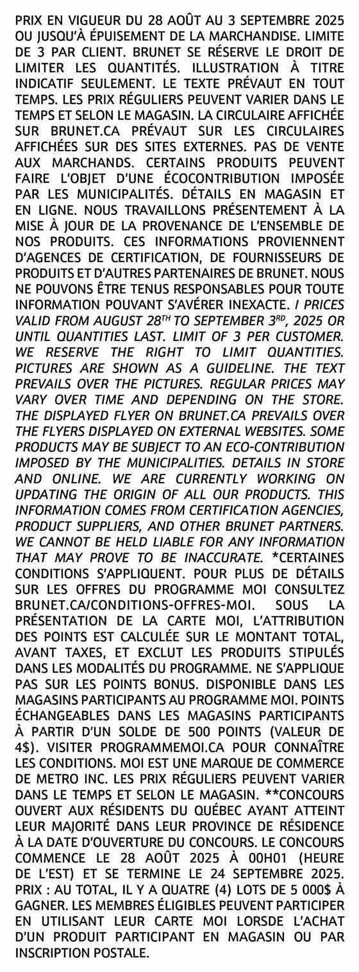 Brunet flyer