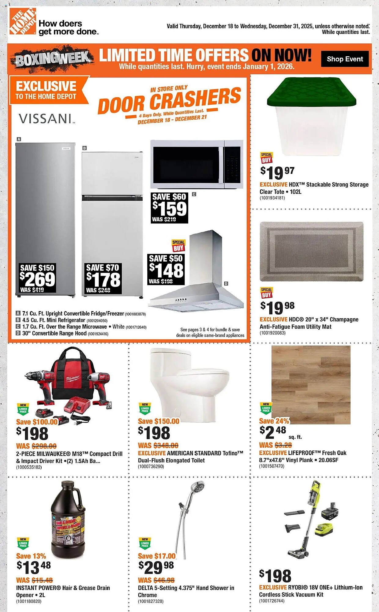 Home Depot flyer (2025-12-18 - 2026-01-01) | 1