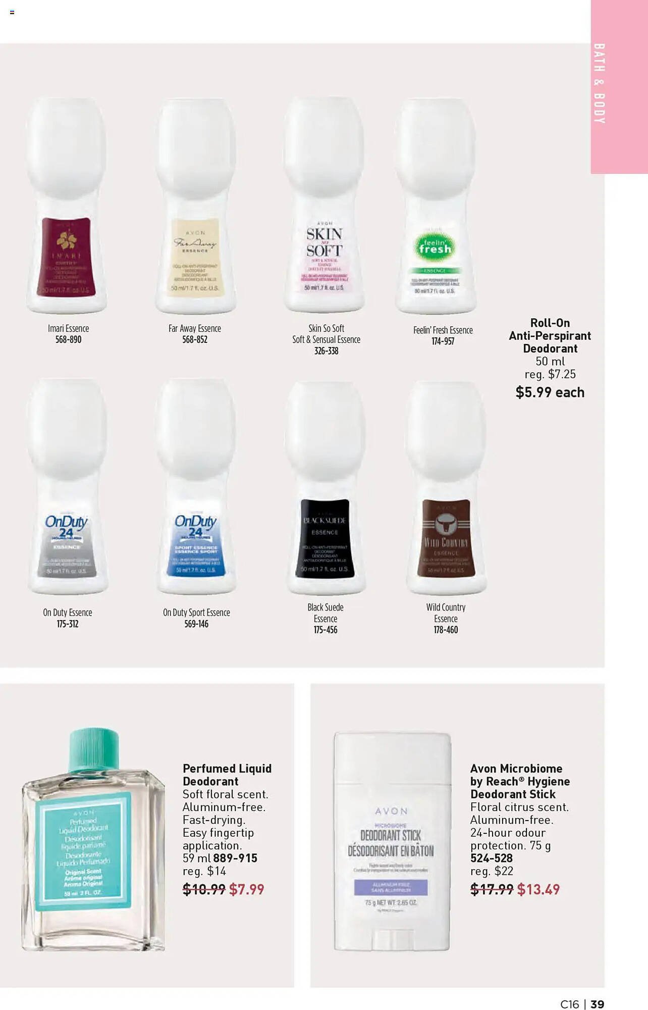 AVON flyer