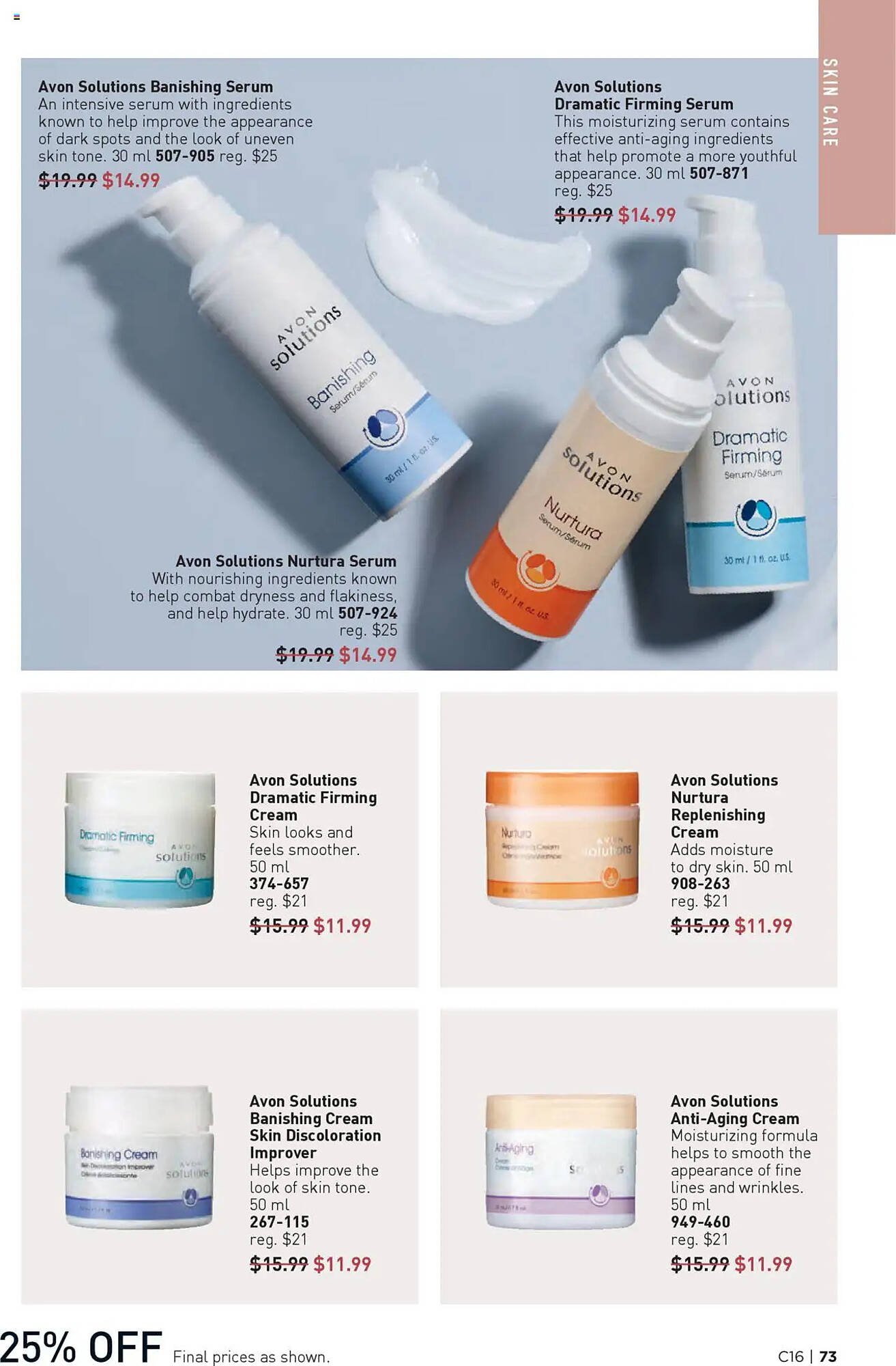 AVON flyer