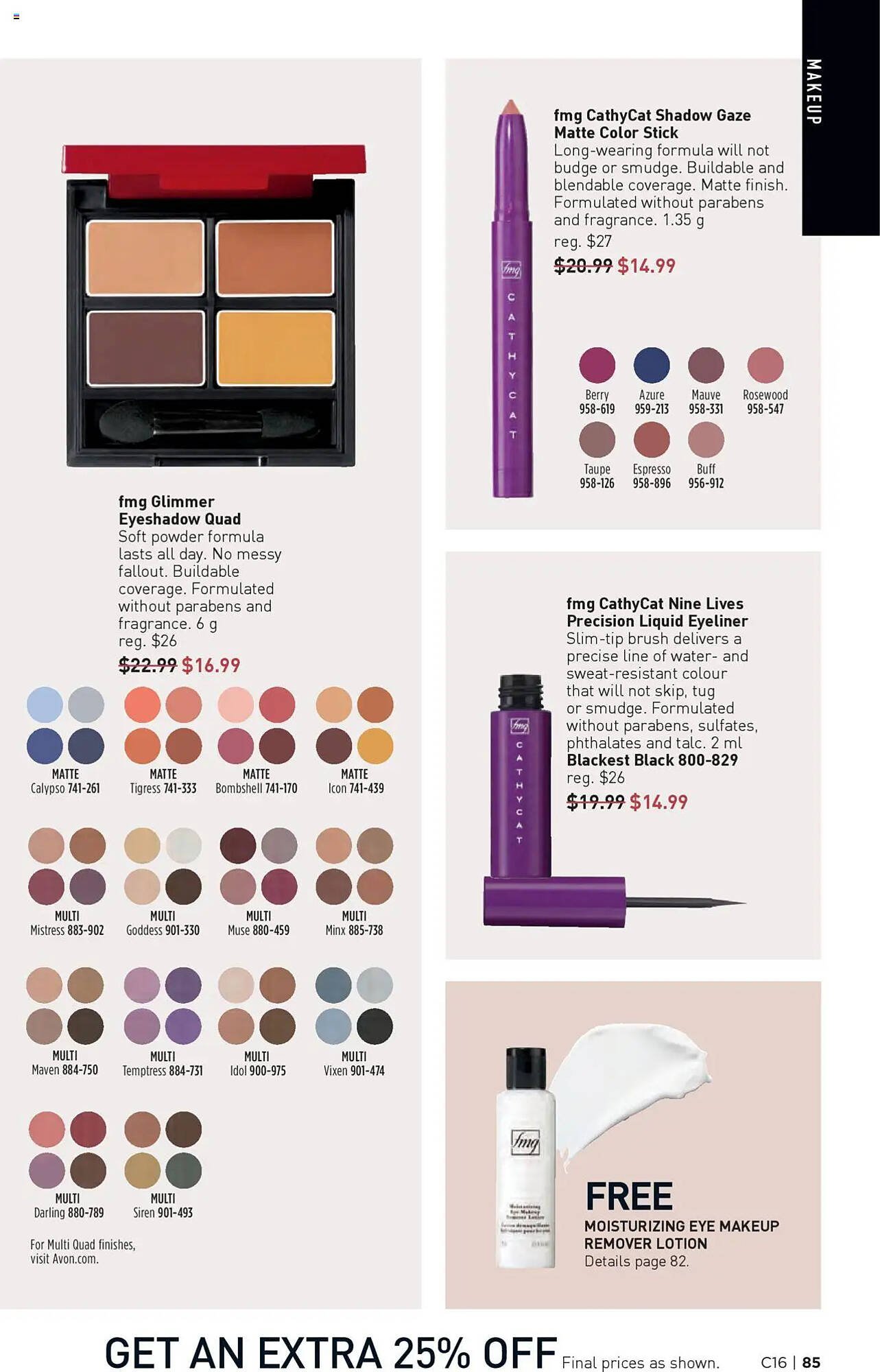 AVON flyer