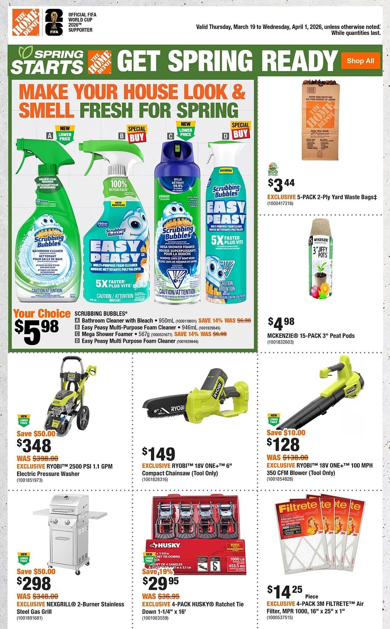 Home Depot flyer (2026-03-20 - 2026-03-27) | 1