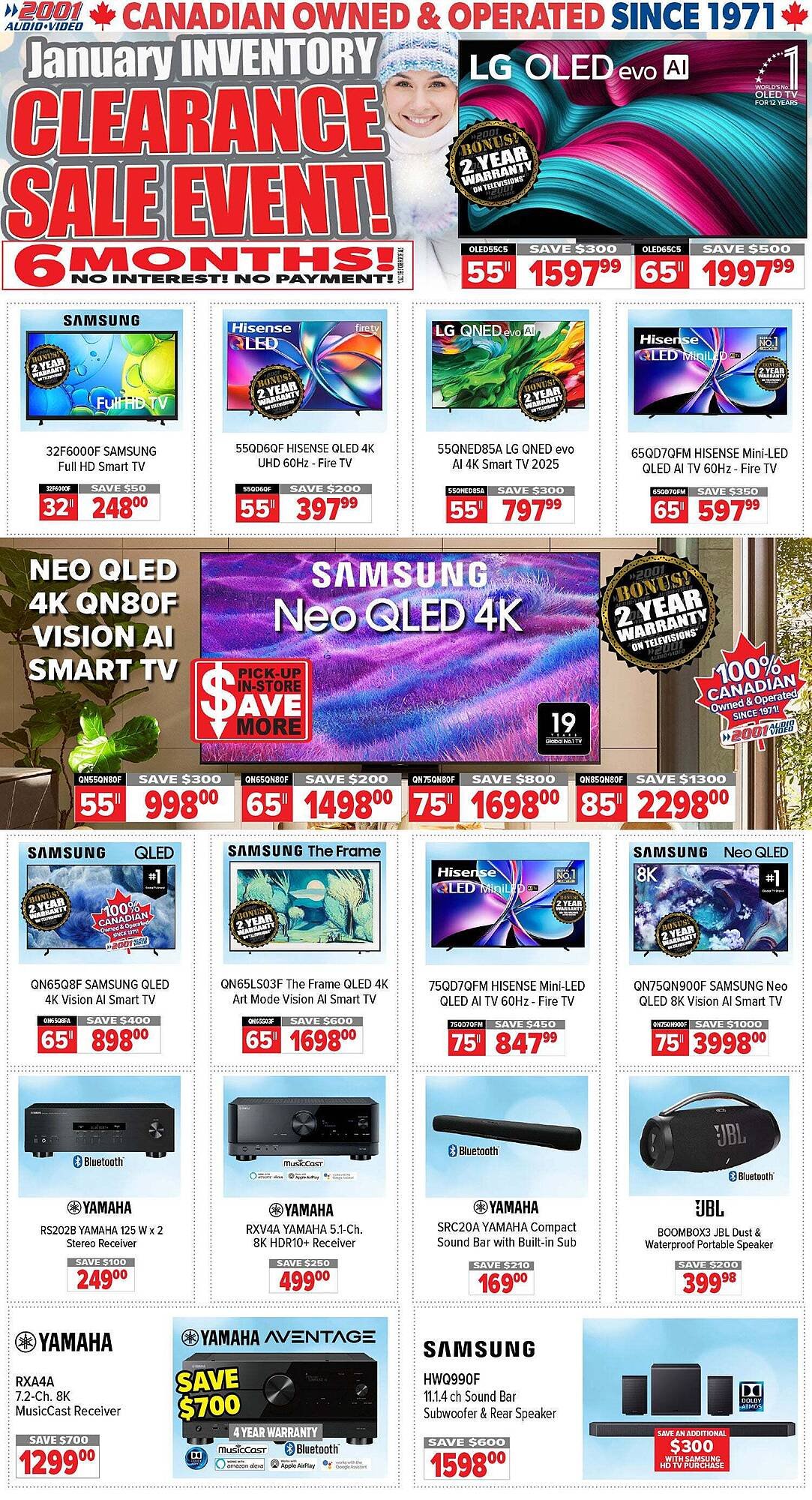 2001 Audio Video flyer (2026-01-09 - 2026-01-16) | 1