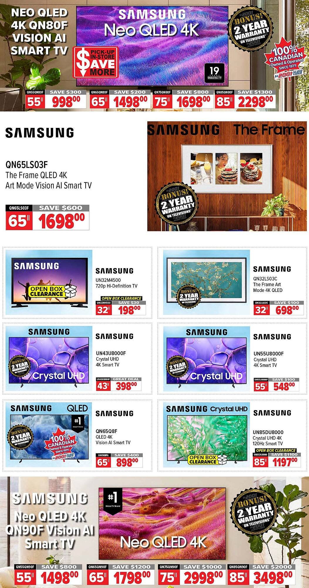 2001 Audio Video flyer (2026-01-09 - 2026-01-16) | 3