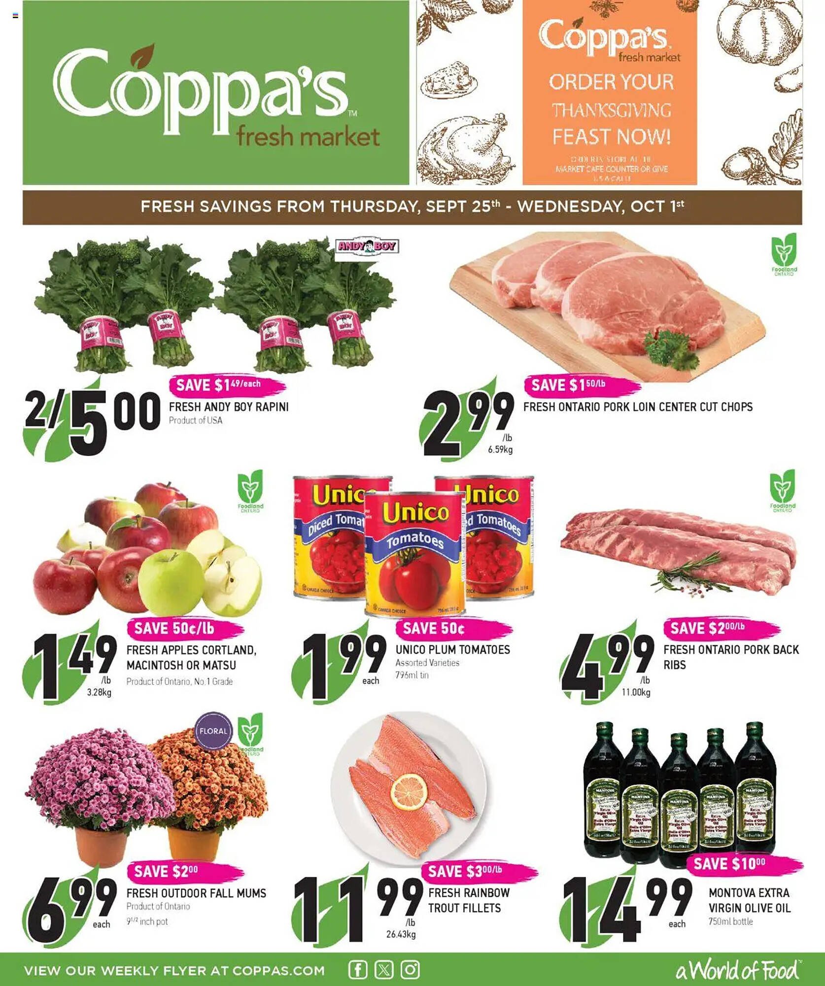 Coppa&#039;s Fresh Market flyer (2025-09-25 - 2025-10-01) | 1