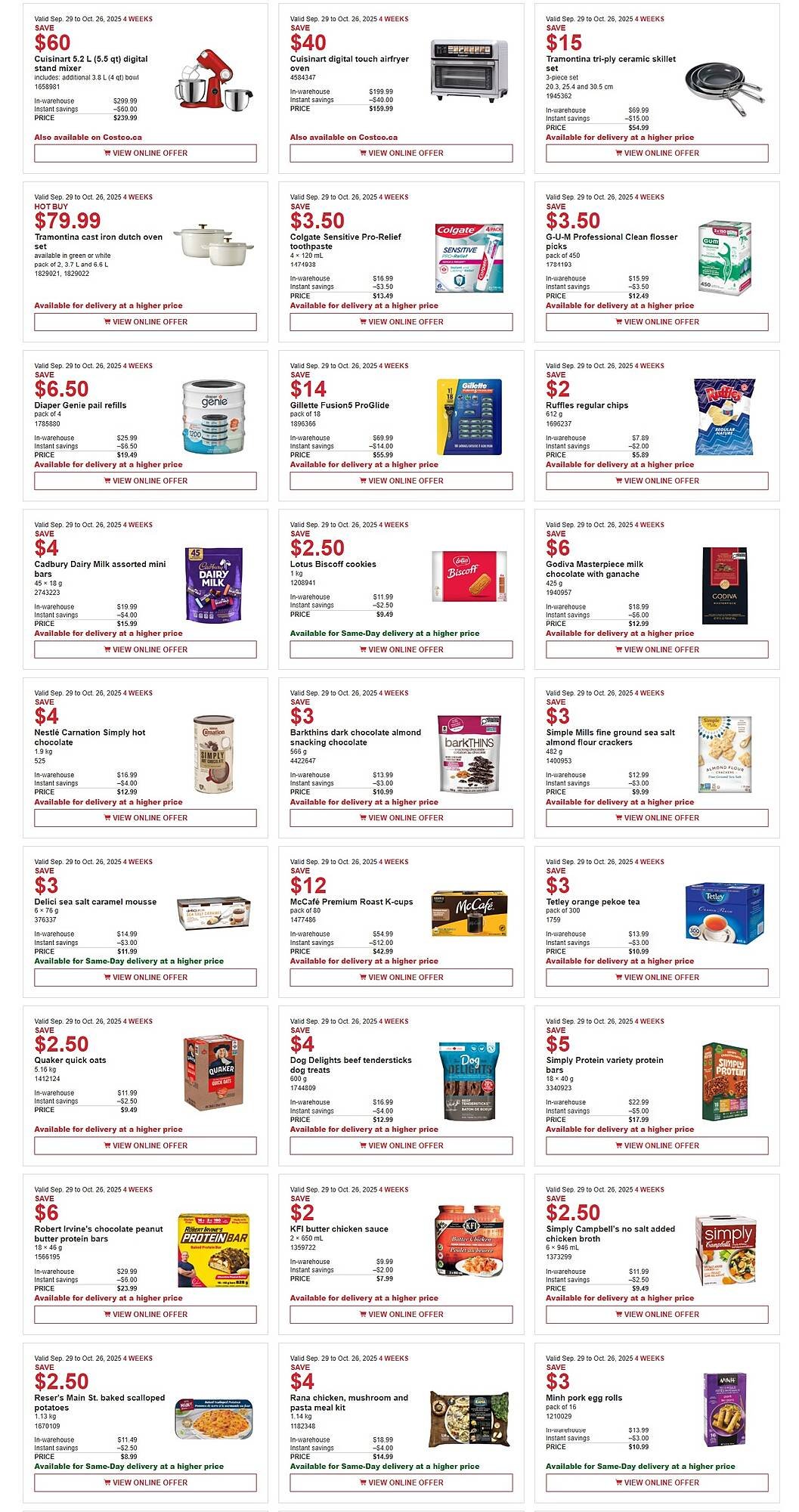 Costco flyer (2025-10-13 - 2025-10-26) | 2
