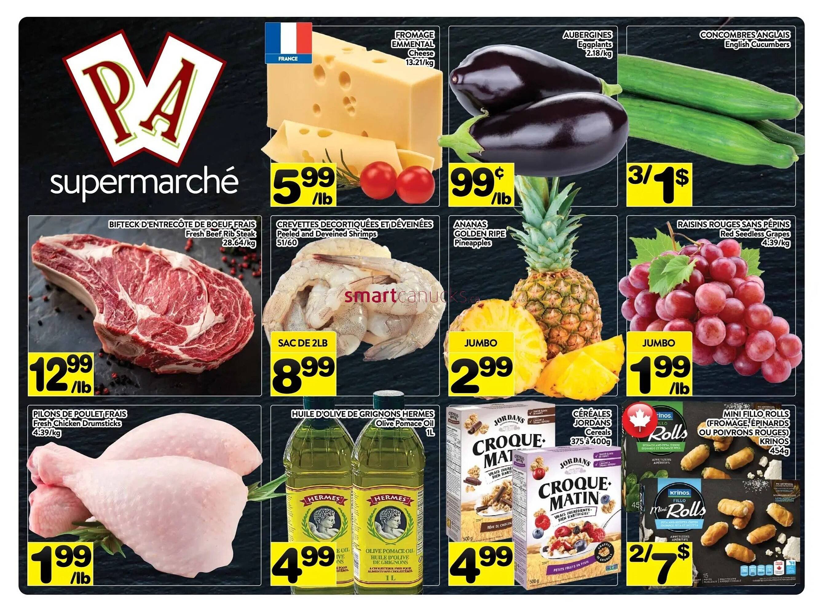 Supermarché PA flyer