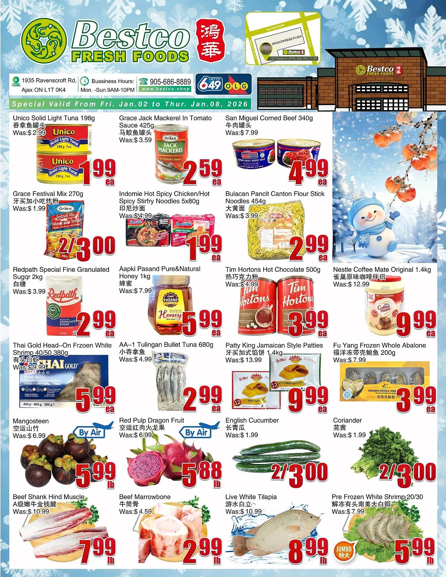 Bestco Food Mart flyer (2026-01-02 - 2026-01-08) | 1