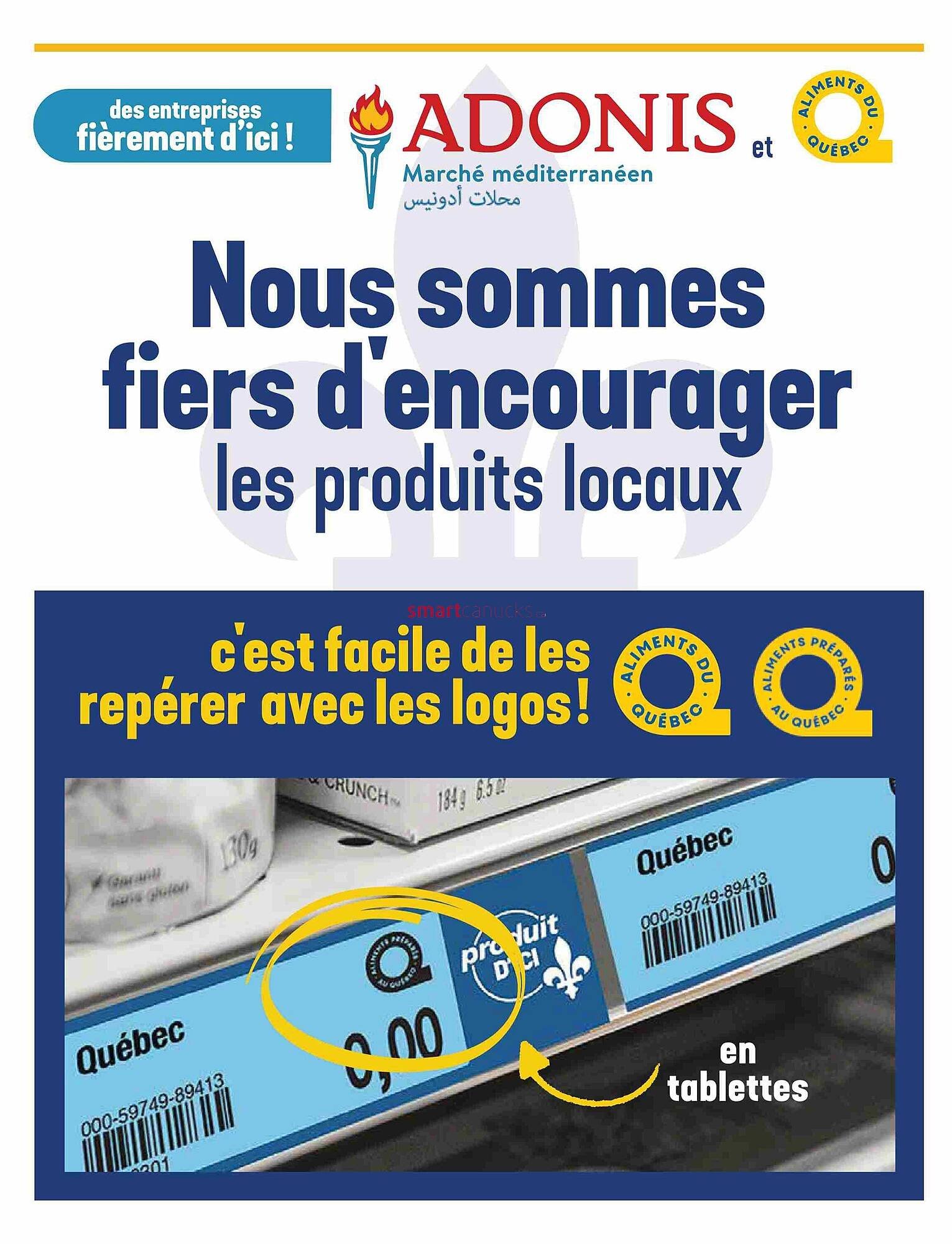 Marché Adonis flyer