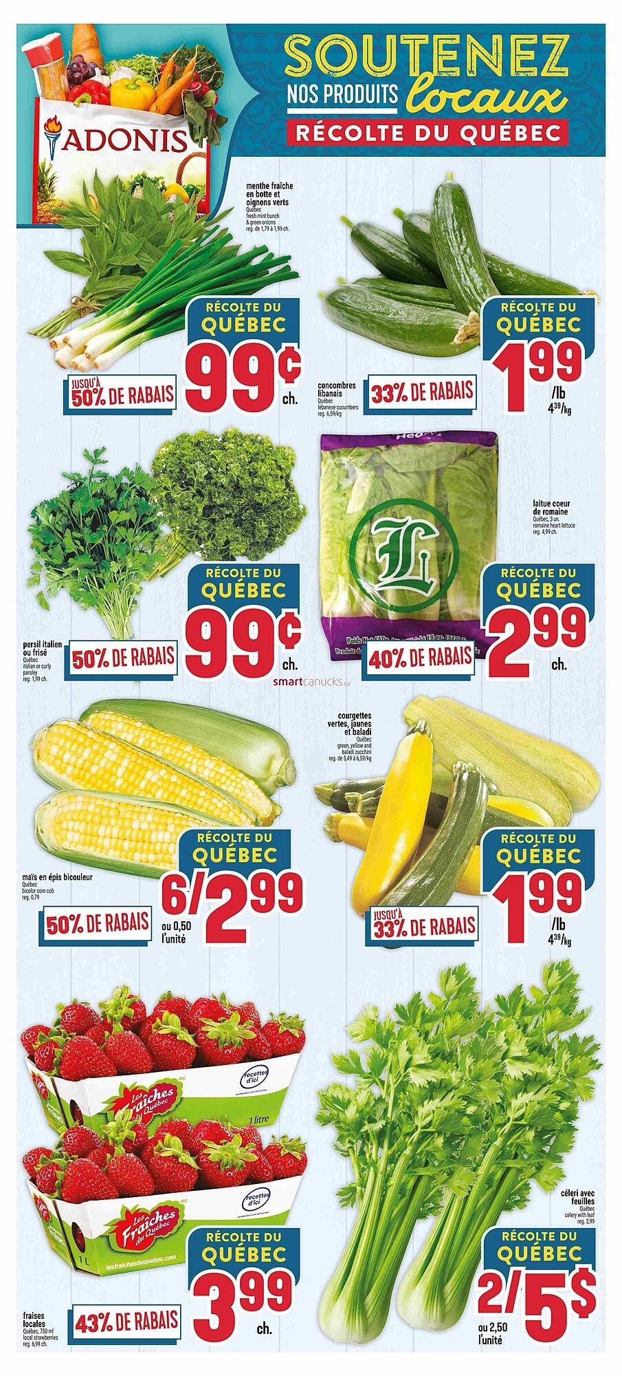 Marché Adonis flyer