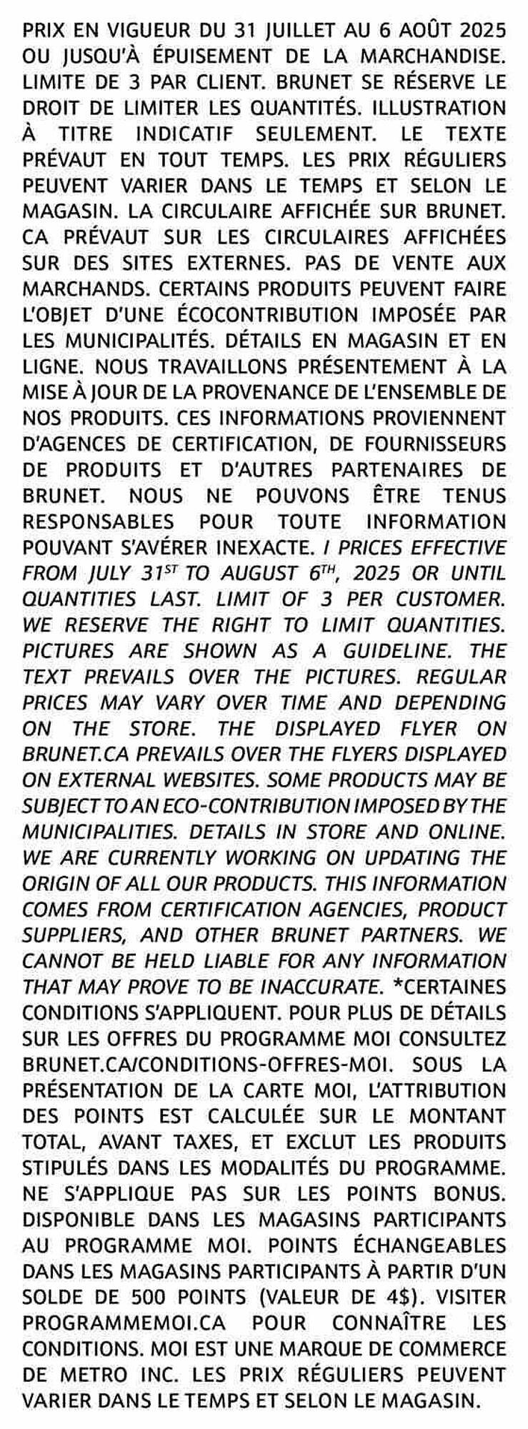 Brunet flyer