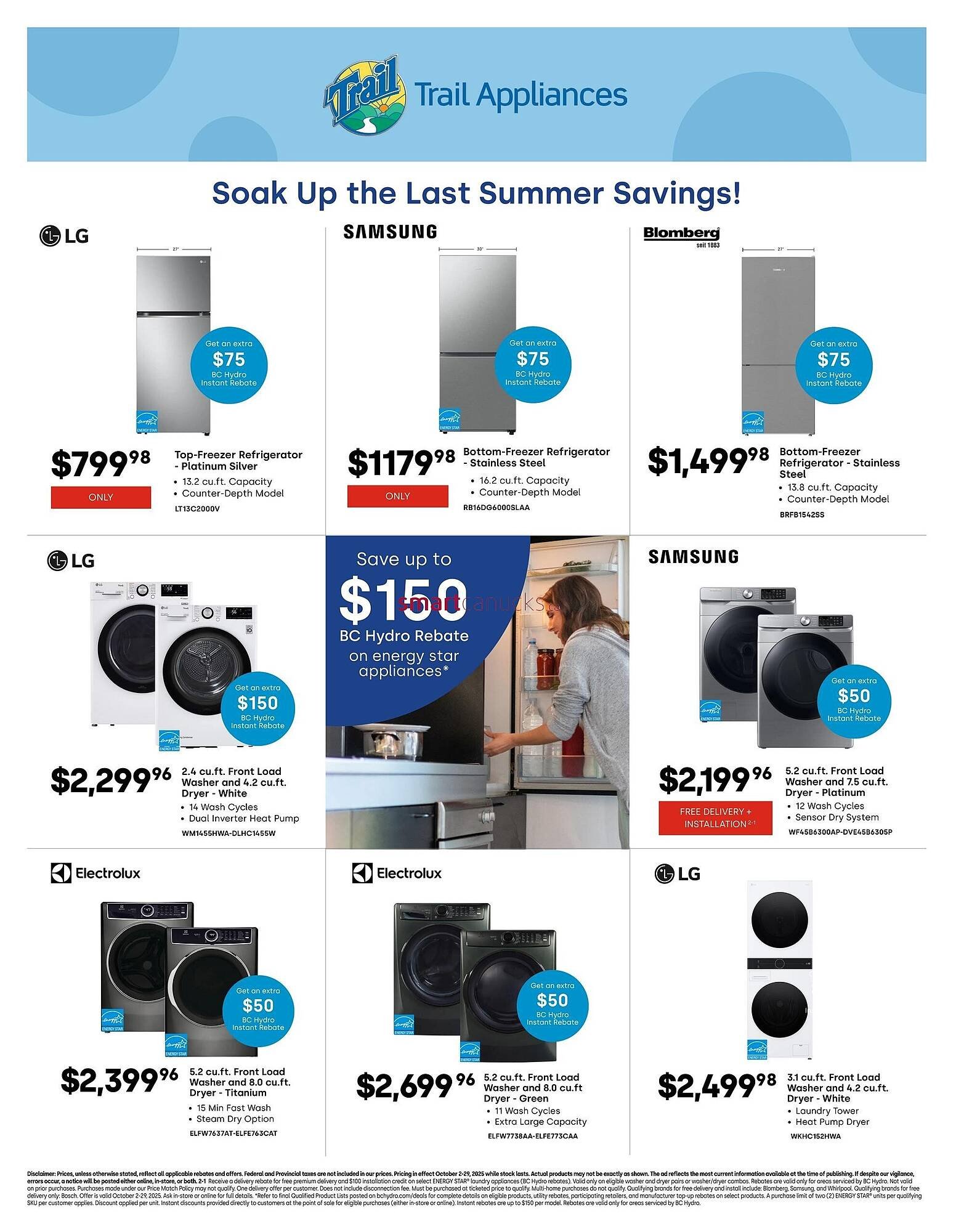 Trail Appliances flyer (2025-10-09 - 2025-10-15) | 1
