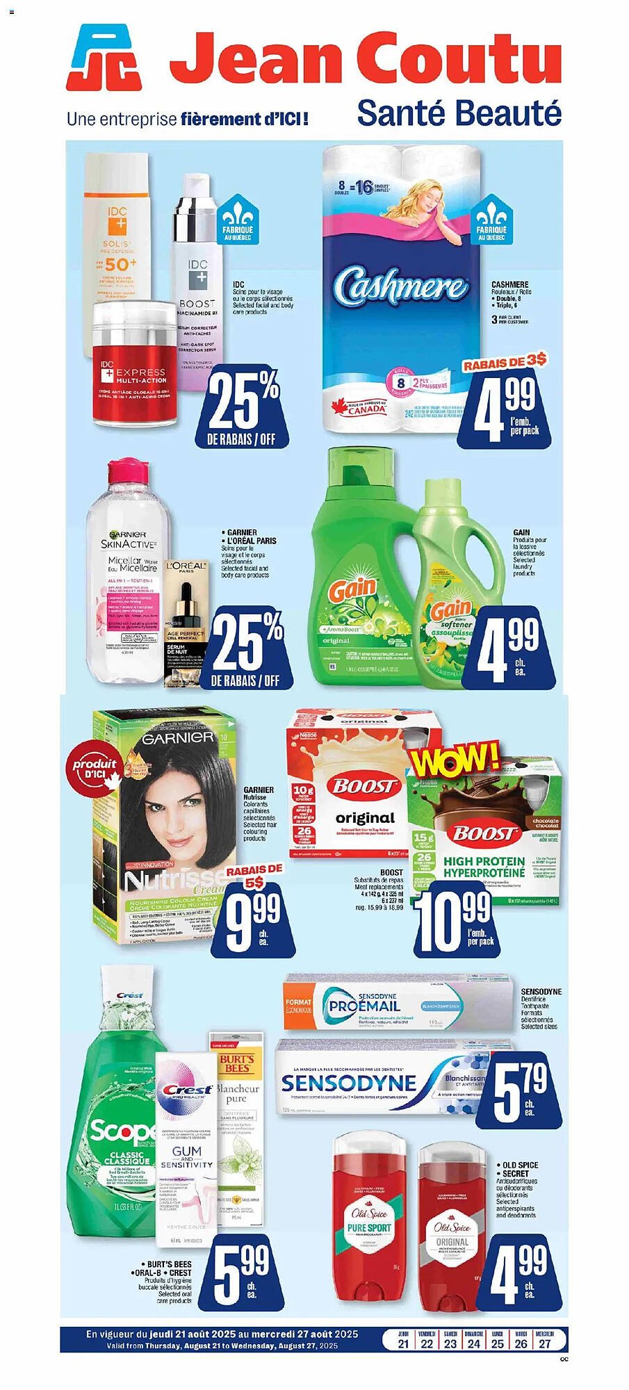 Jean Coutu flyer (2025-08-21 - 2025-08-28) | 1
